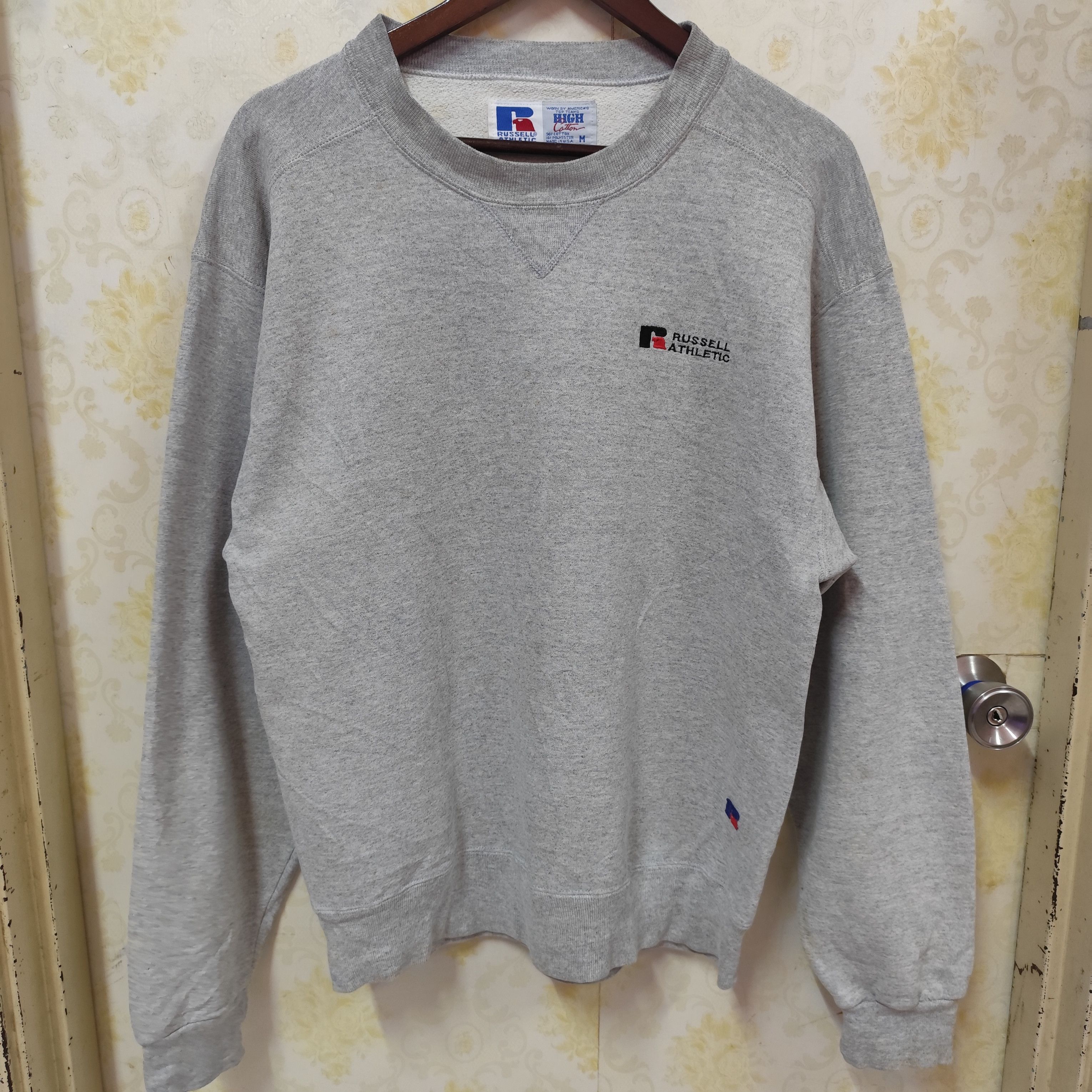 Russell Athletic × Vintage 🇺🇸VINTAGE RUSSEL ATHLETIC SWEATSHIRT MADE IN USA Size US M / EU 48-50 / 2 - 1 Thumbnail