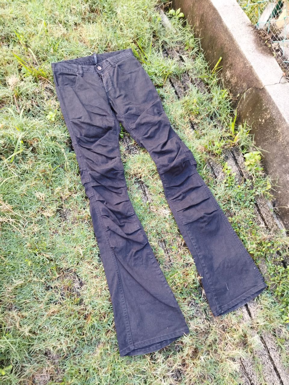 If Six Was Nine Vintage Thee Old Circus Flared Jeans Size US 29 - 3 Thumbnail