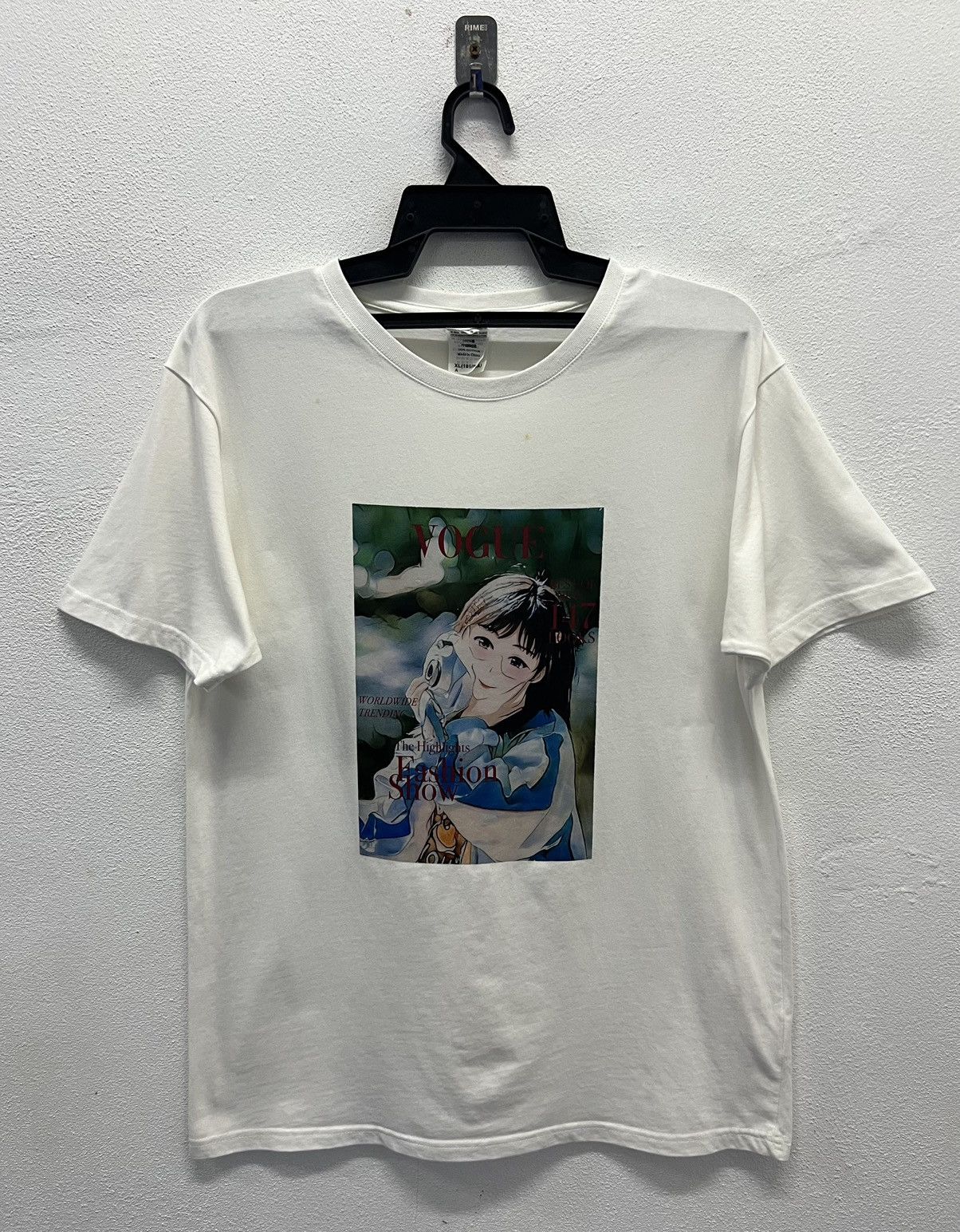Japanese Brand × Vintage VINTAGE ARRIVEGUIDE VOGUE THE HIGHTLIGHT FASHION SHOW SHIRT Size US XL / EU 56 / 4 - 1 Thumbnail