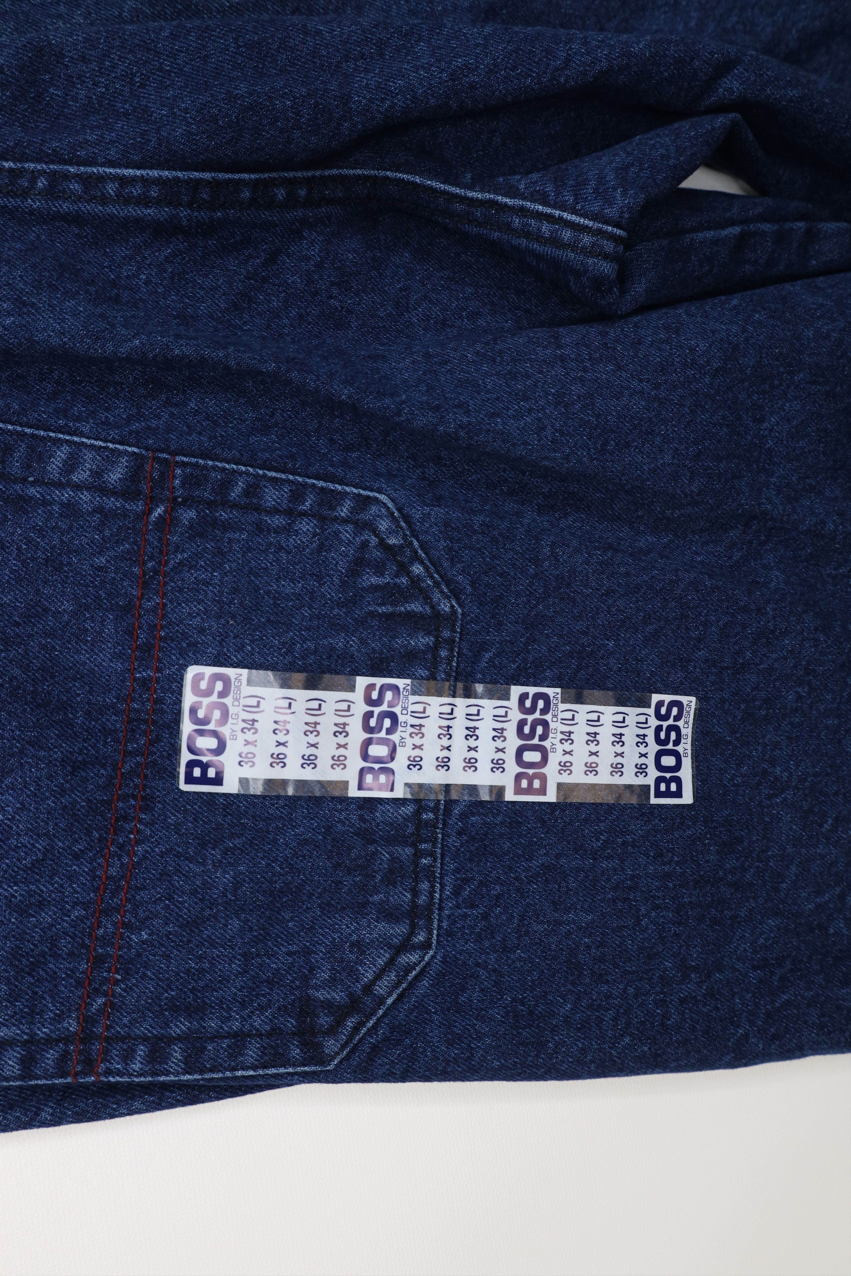 Vintage Deadstock Vintage 90s Boss Wide Leg Skateboard Denim Jeans Size US 36 / EU 52 - 12 Thumbnail