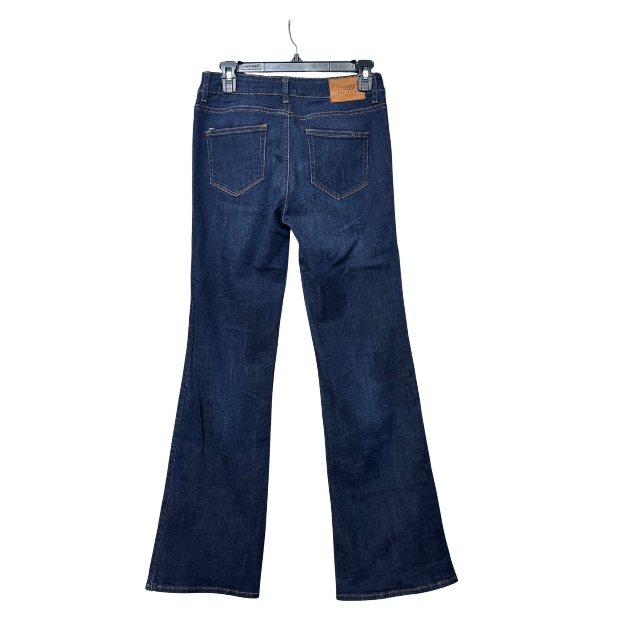 Other M1868 Womens Dark Wash Denim Flare Jeans Size 4/27" Size 27" / US 4 / IT 40 - 11 Thumbnail