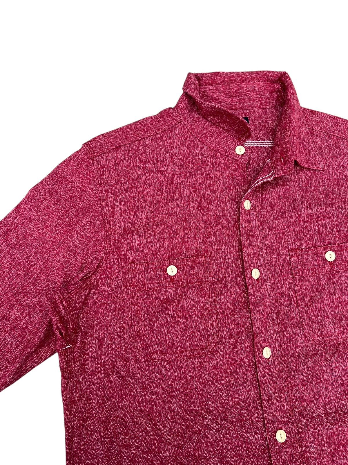 Freewheelers Days & Day Craft Selvedge Gusset Salt & Pepper Work Shirt Size US M / EU 48-50 / 2 - 6 Thumbnail