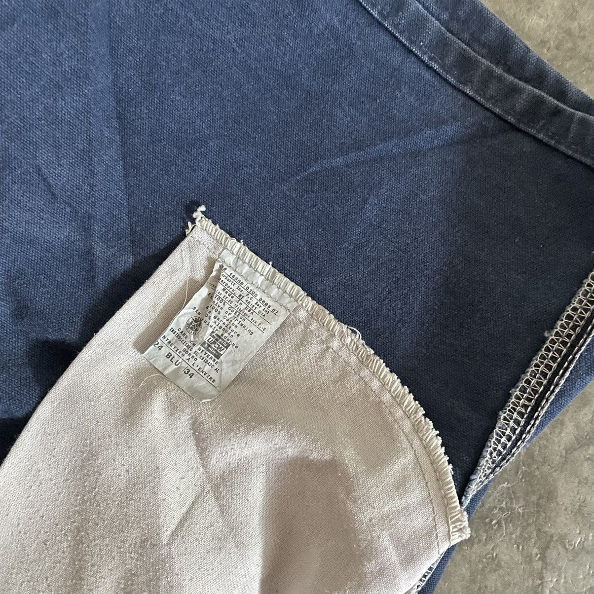 Carhartt × Vintage RARE Vintage Carhartt B24 BLU Shorts Size US 34 / EU 50 - 4 Thumbnail