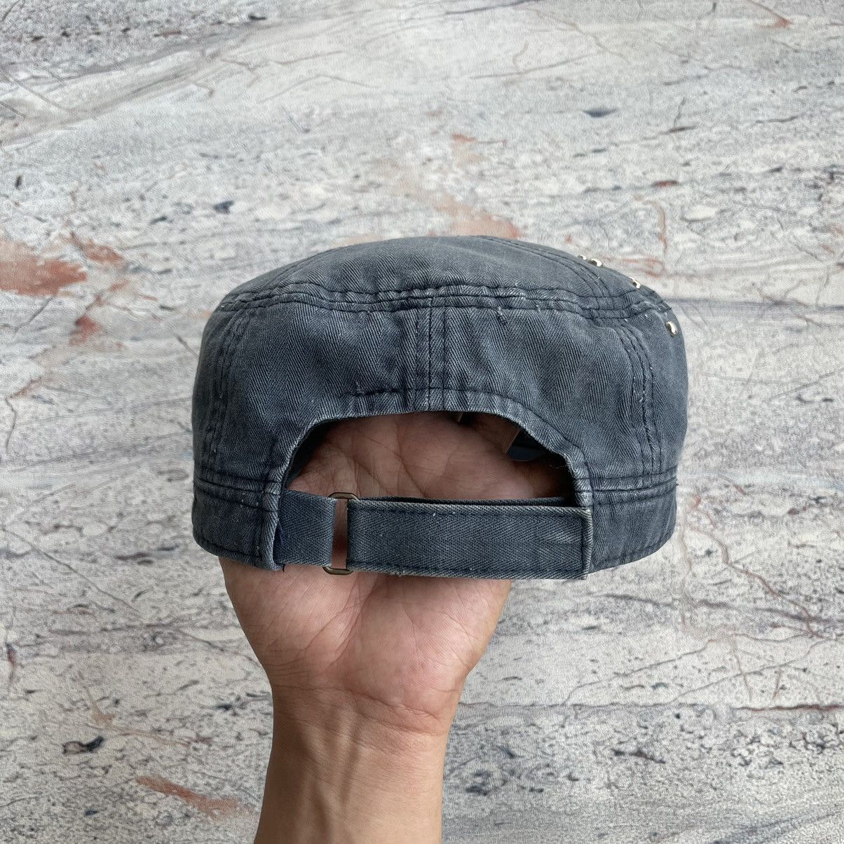 Japanese Brand Vintage Studded Faded Commando Hat Size ONE SIZE - 7 Thumbnail