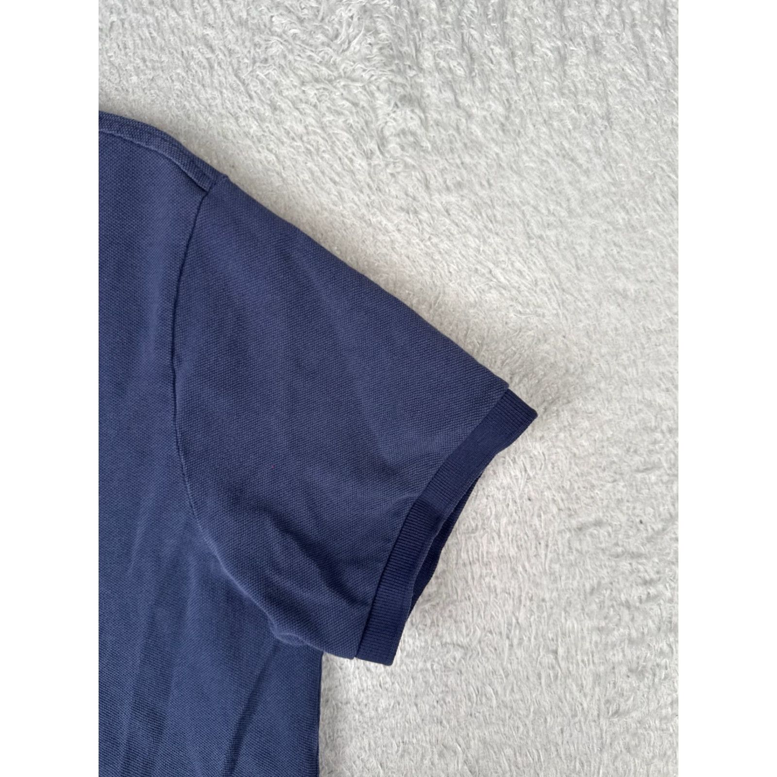 Ralph Lauren VINTAGE Ralph Lauren Polo Shirt Adult Large Blue 100% Cotton Custom Fit Golf Shirt Size US L / EU 52-54 / 3 - 2 Thumbnail