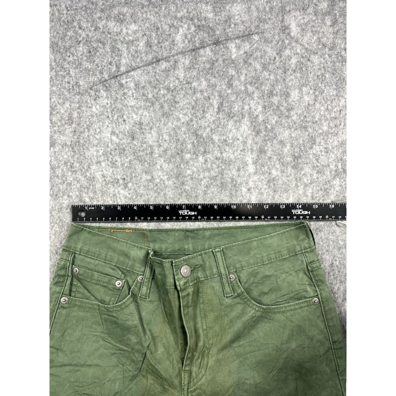 Levi's Levi's 511 Men's Jeans Slim Straight Green Regular 30x32 Denim Cotton Blend Button Zip Pocket 5-Pocket Style USA 500 Series Size US 30 / EU 46 - 5 Thumbnail