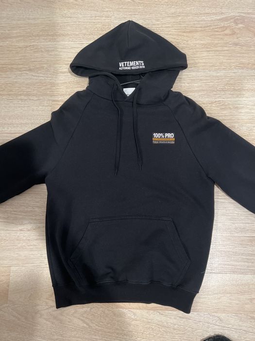 Vetements 100 pro online hoodie