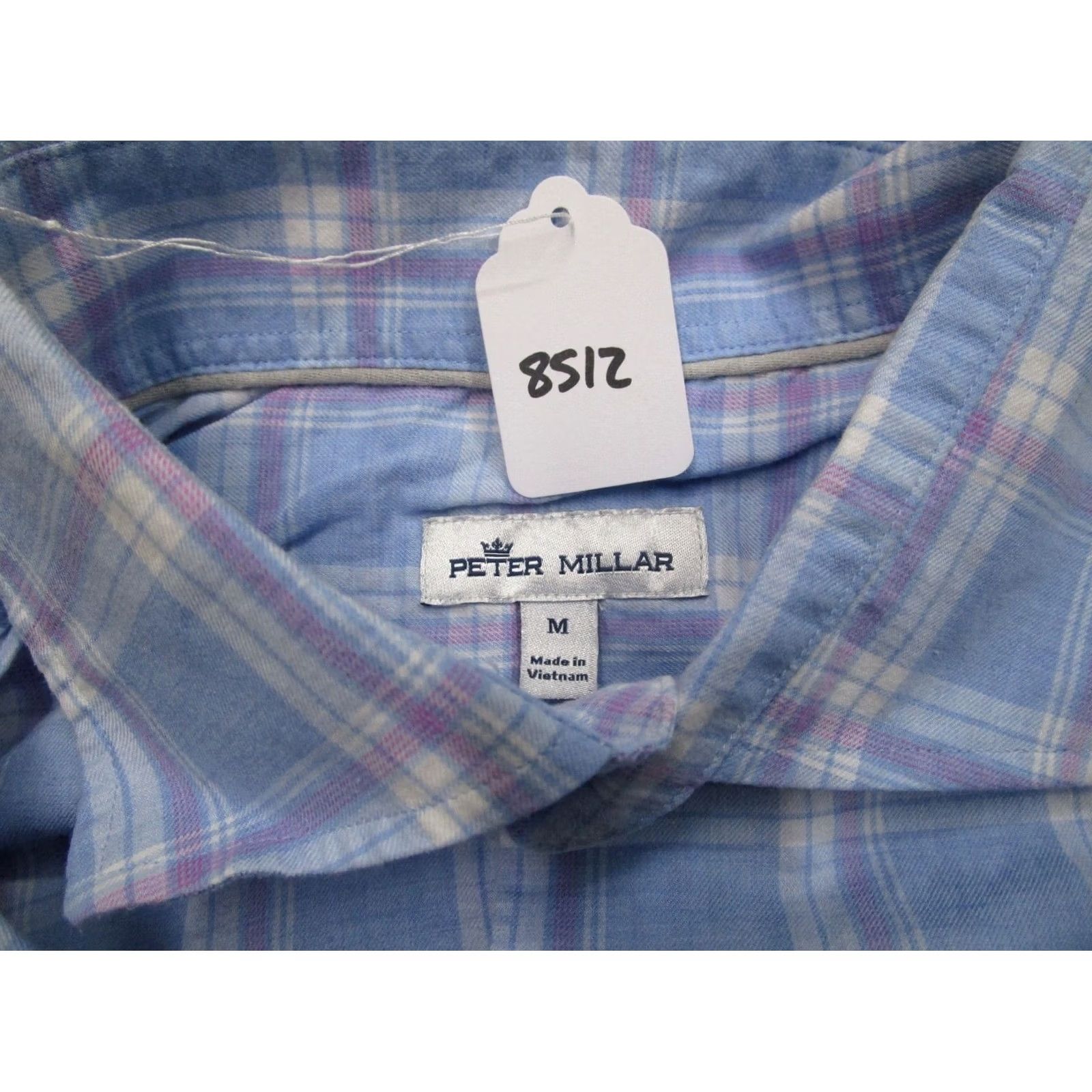 Peter Millar Peter Millar Shirt Men Medium Blue Check Long Sleeve Button Up Broadmoor Resort Size US M / EU 48-50 / 2 - 8 Thumbnail