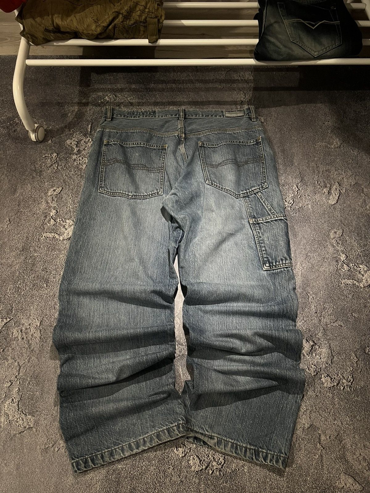 Vintage Washed Vintage Workwear Carpenter Jean Retro Style 90s Size US 35 - 2 Thumbnail