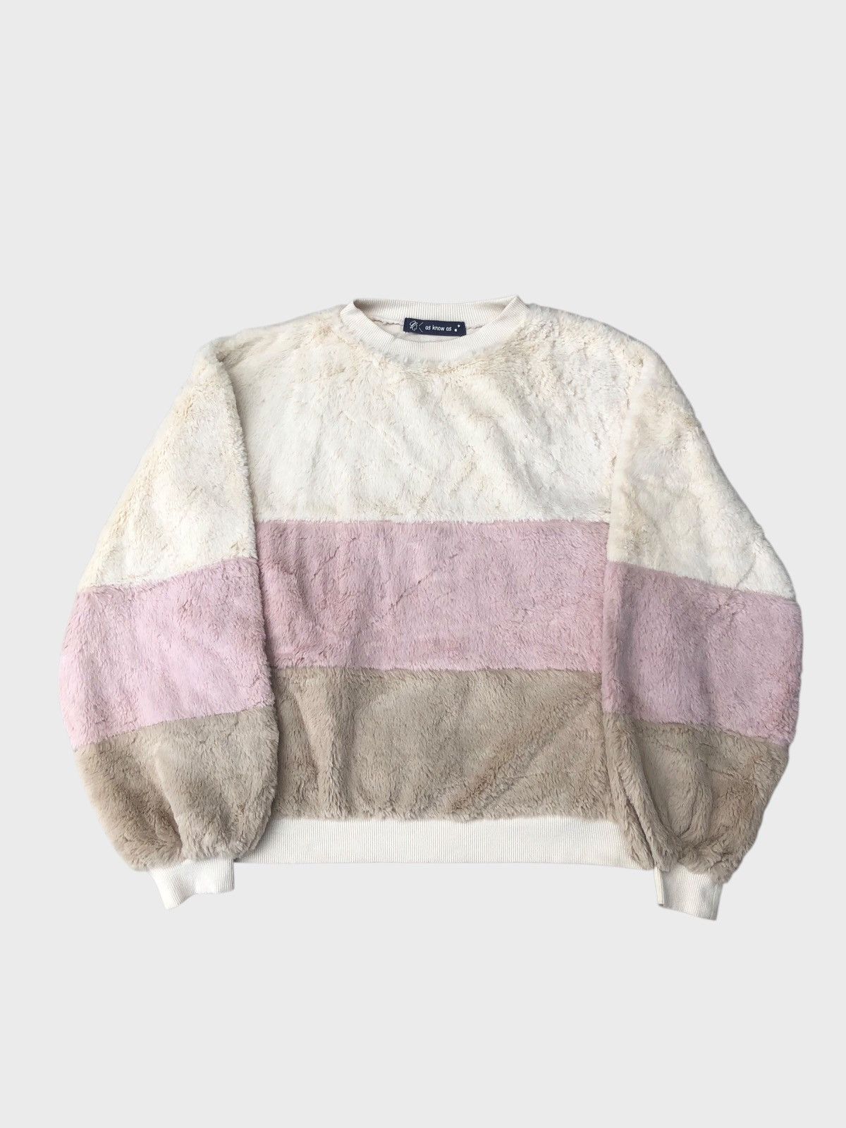 Japanese Brand As Know As Mohair Ice Cream Stripe Sweater Size M / US 6-8 / IT 42-44 - 1 Thumbnail