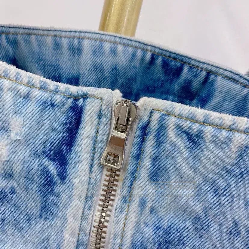 Balmain Balmain Denim Camisole Top. Size XS / US 0-2 / IT 36-38 - 4 Thumbnail