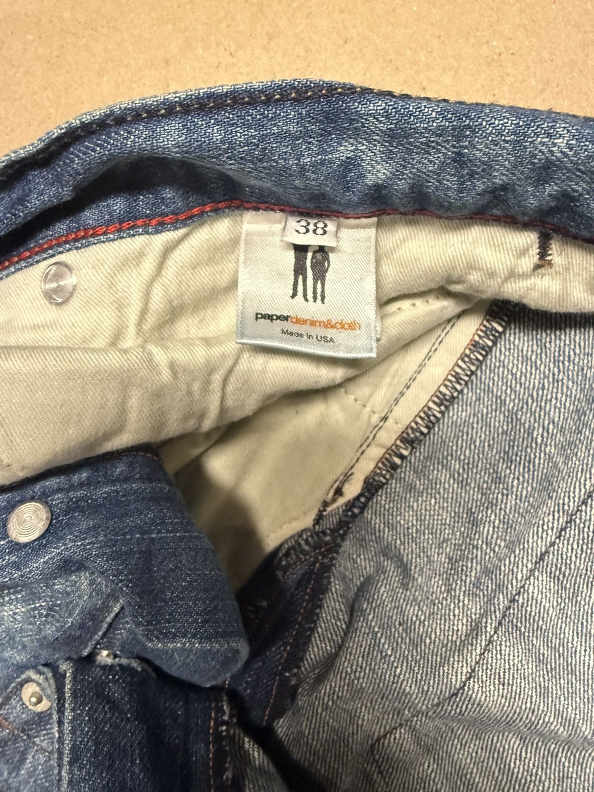 Paper Denim & Cloth Paper Denim & Cloth Vintage Jeans Men’s 38 x 34 Rare! Size US 38 / EU 54 - 5 Thumbnail