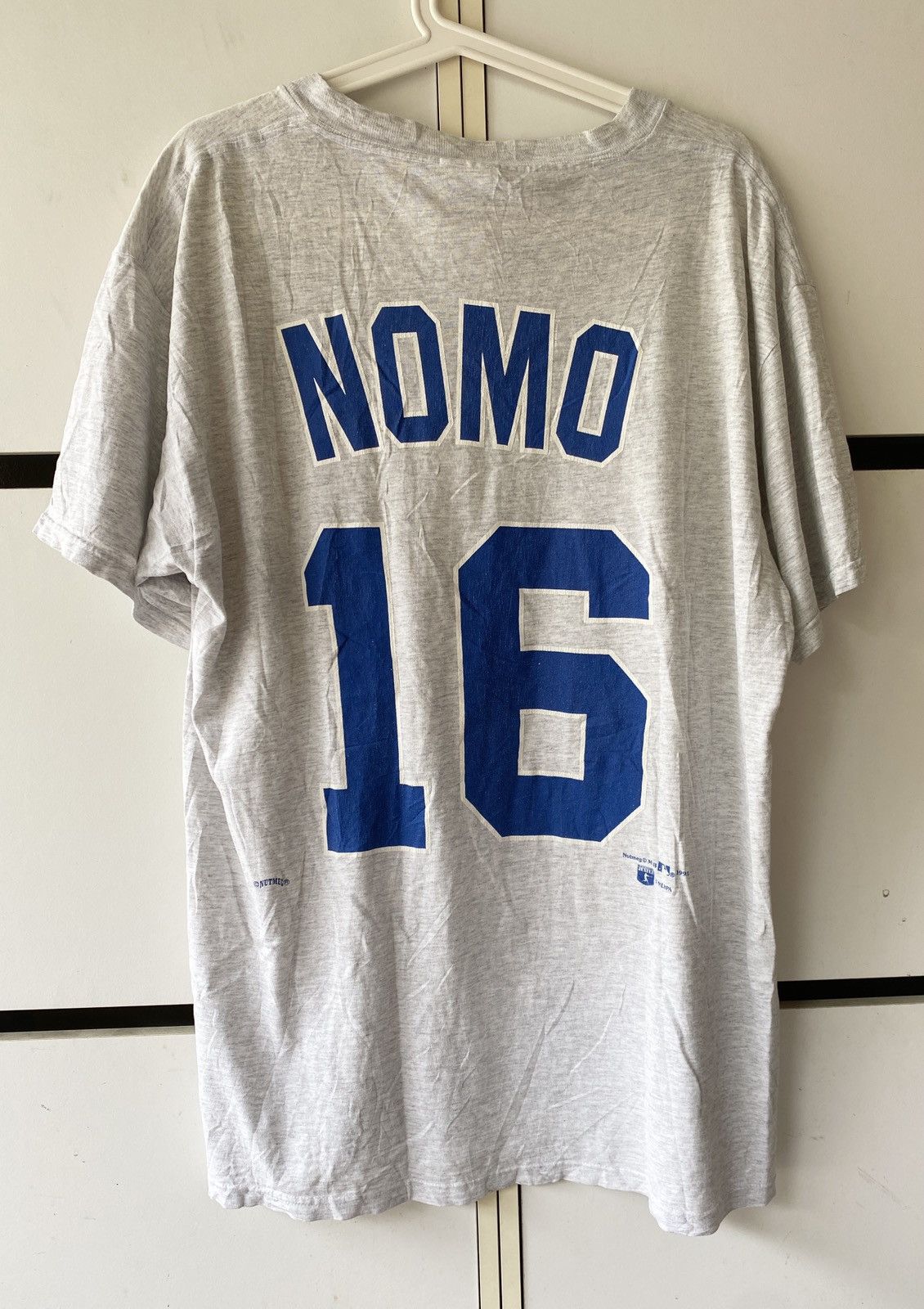 MLB VINTAGE 1995 MLB DODGERS NO16 NOMO T SHIRT Size US L / EU 52-54 / 3 - 7 Thumbnail