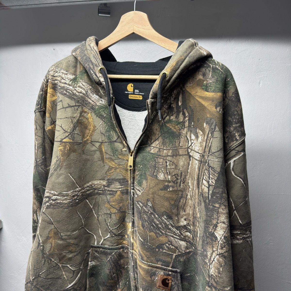 Carhartt Carhartt Realtree Camo Zip Up Hoodie ERD Grunge Chrome Size US XXL / EU 58 / 5 - 3 Thumbnail