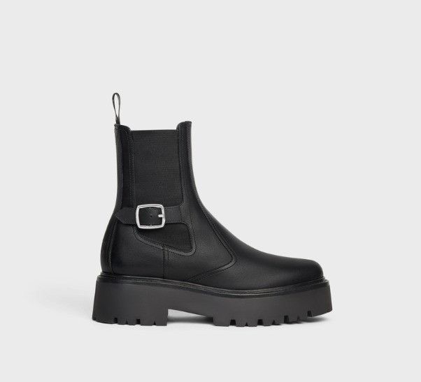 Celine o1bcso1str0925 349823607C Bulky Chelsea Boots in Black Size US 6 / IT 36 - 1 Thumbnail