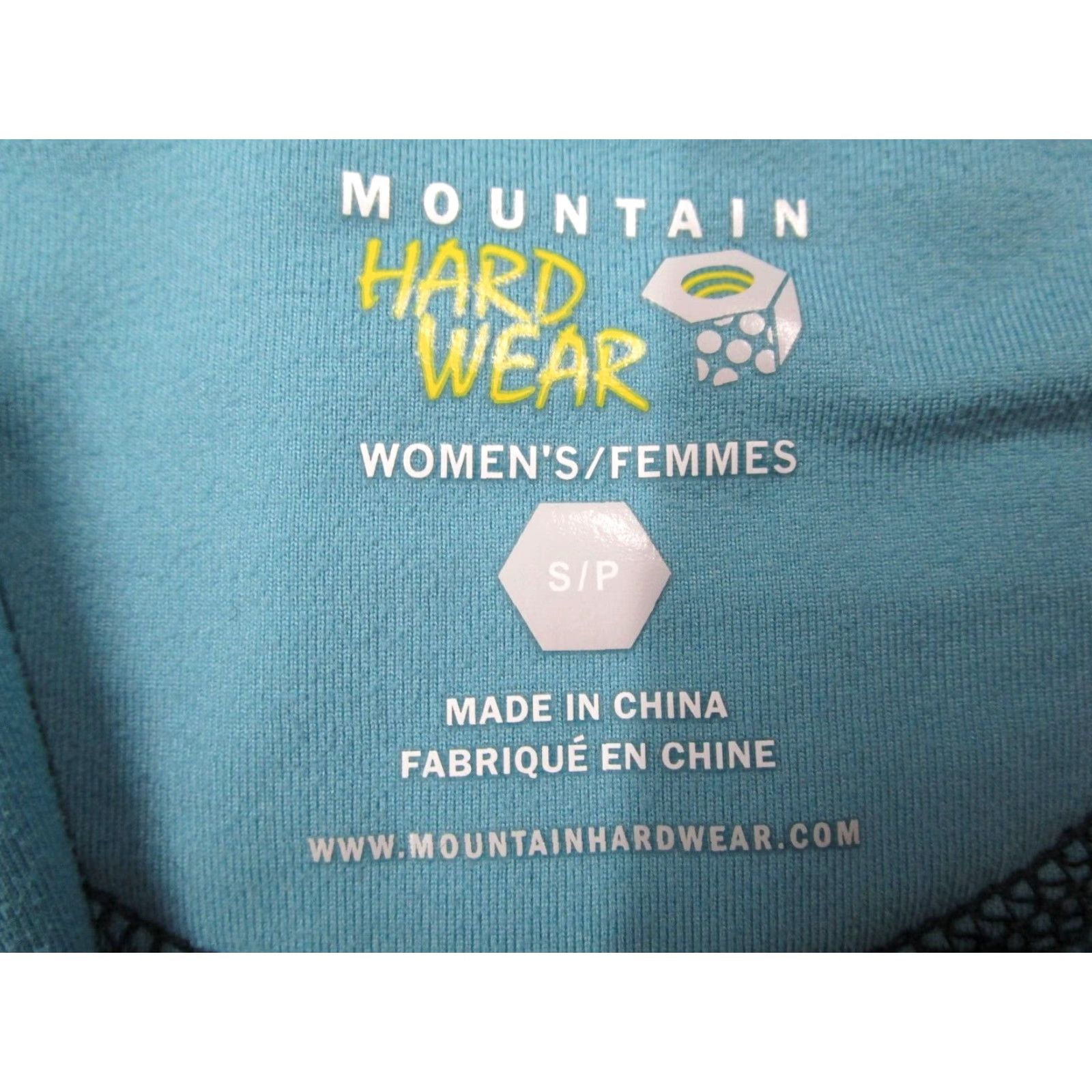 Mountain Hardwear Mountain Hardwear Jacket Womens Small Blue Full Zip Wool Blend Hike Camp Workwear Size S / US 4 / IT 40 - 3 Thumbnail