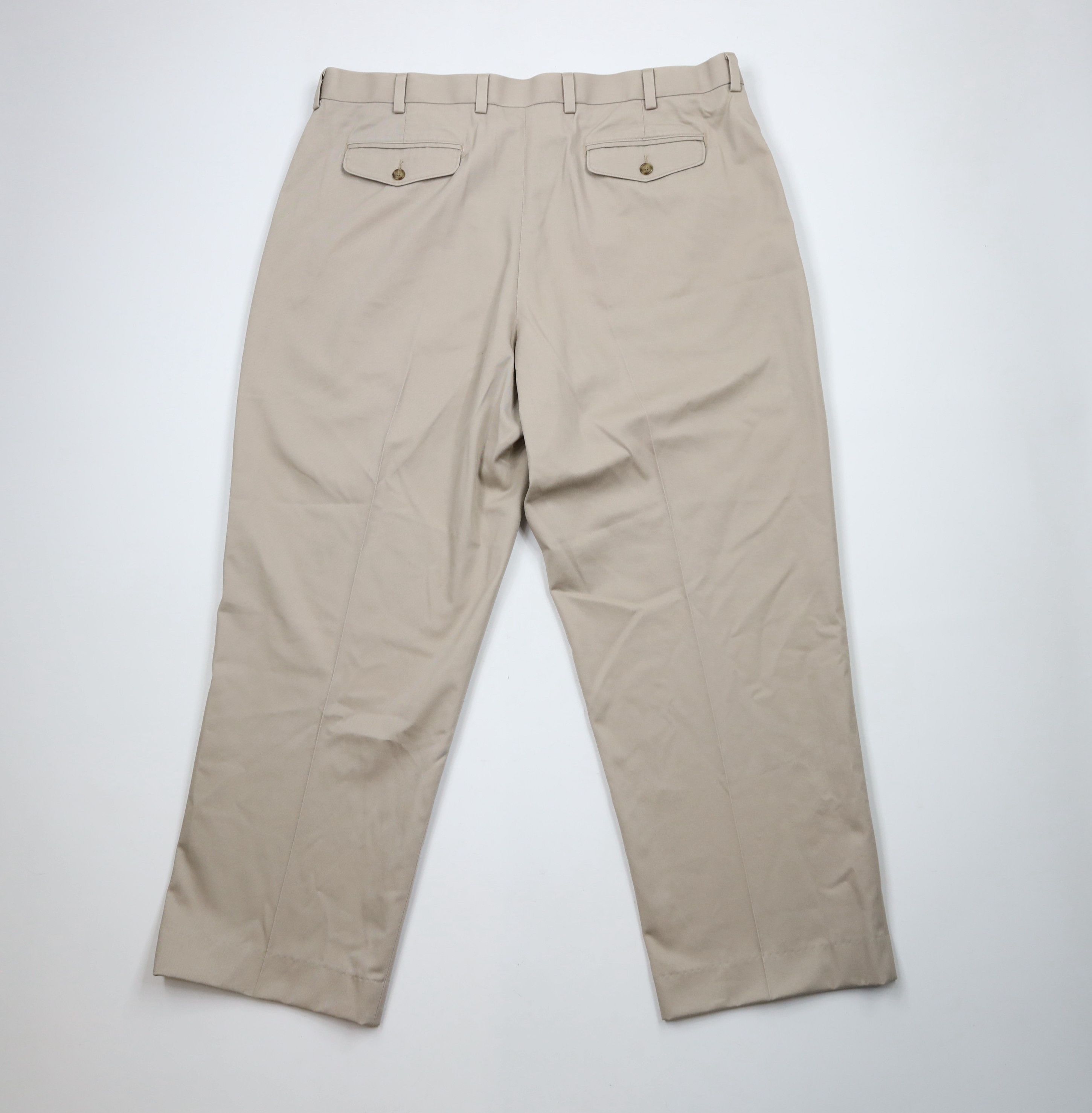 L.L. Bean × Vintage Deadstock Vintage LL Bean Chino Pants Trousers Khaki Cotton Size US 42 / EU 58 - 9 Thumbnail