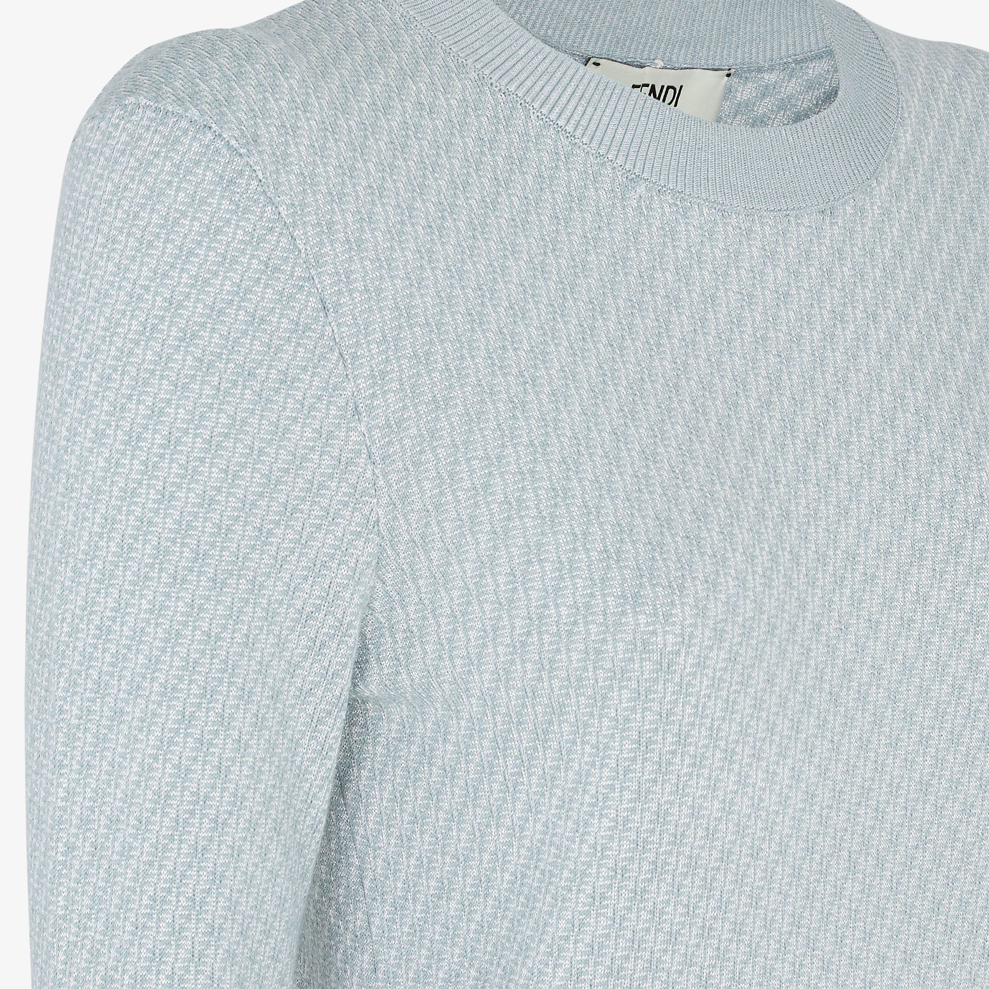 Fendi o1s1wg110326 Jumper in Light Blue Size L / US 10 / IT 46 - 3 Thumbnail