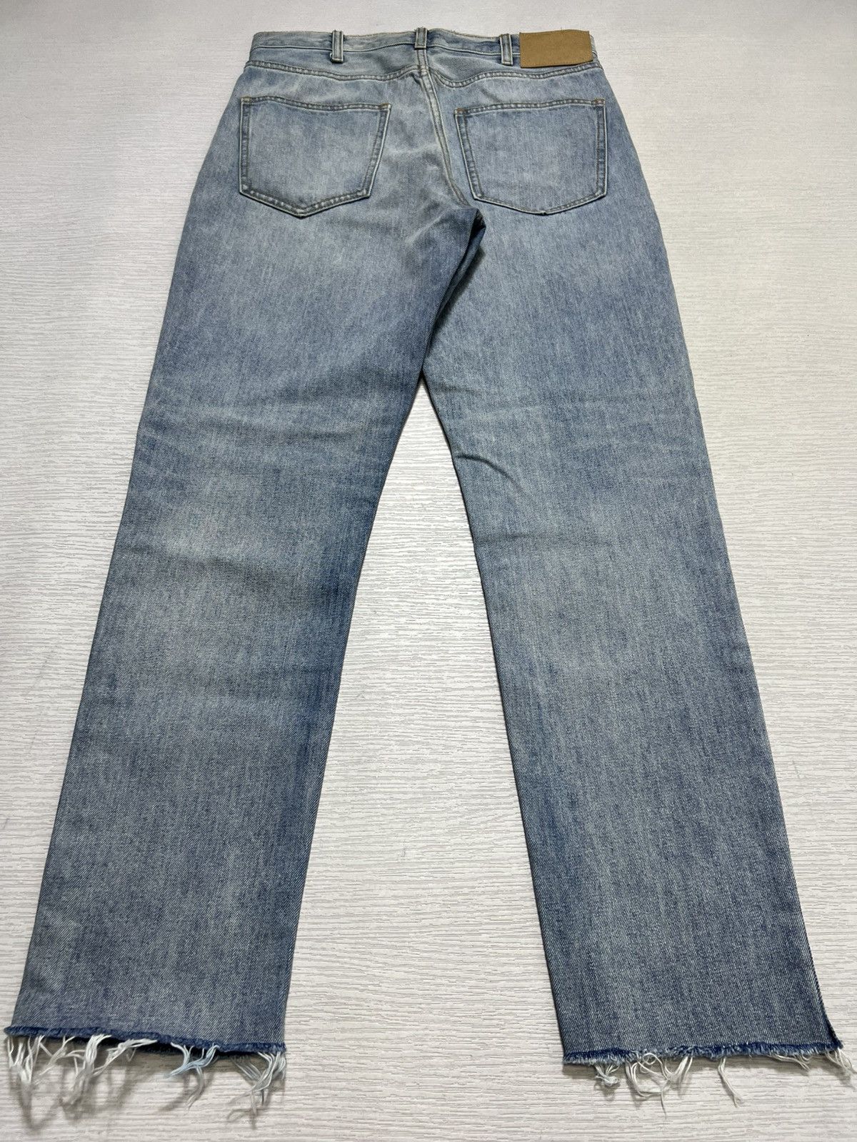 Celine Celine - Hedi Slimane - Raw Hem Distressed Denim Jeans Size US 28 / EU 44 - 9 Thumbnail