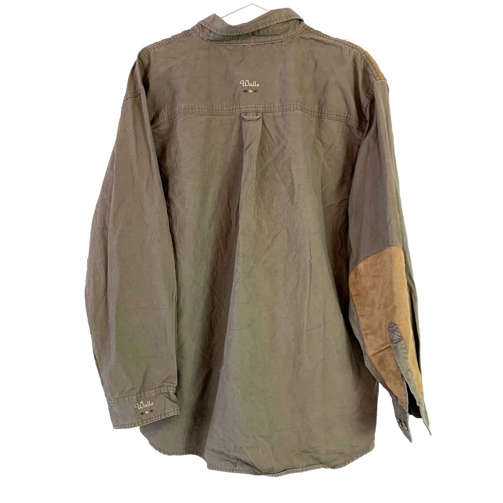 Walls VINTAGE Walls Button-Down Shirt XL Long Sleeve Brown Canvas Shooting Hunting Shirt Mens Size US XL / EU 56 / 4 - 7 Thumbnail