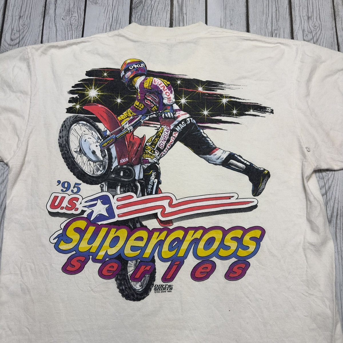 Anvil × Vintage Vintage Supercross tee Size US XL / EU 56 / 4 - 3 Thumbnail
