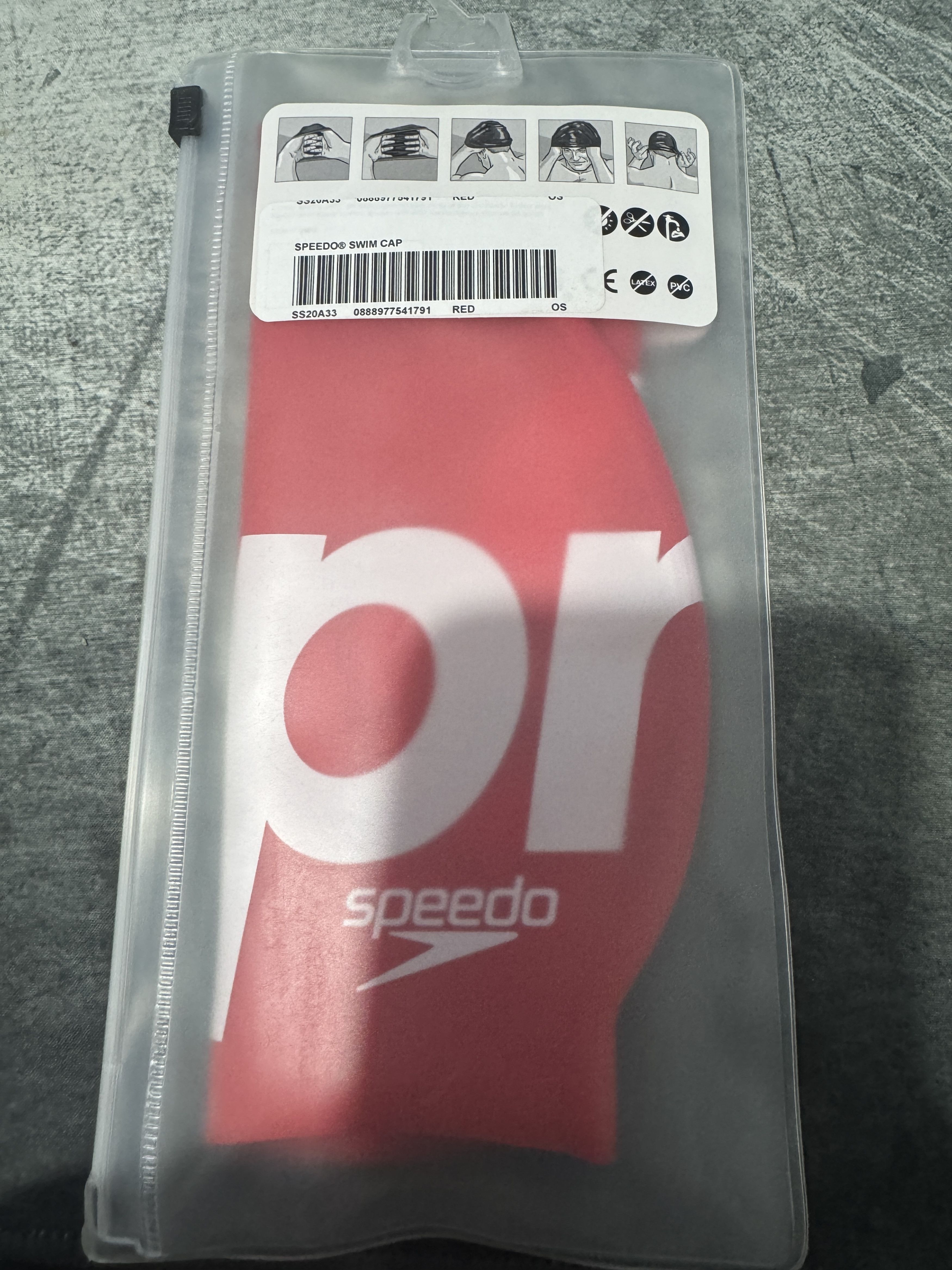 水着・ラッシュガード Supreme Speedo Swim Cap Red Supreme Speedo Swim Cap Red – Kingdom of Kicks