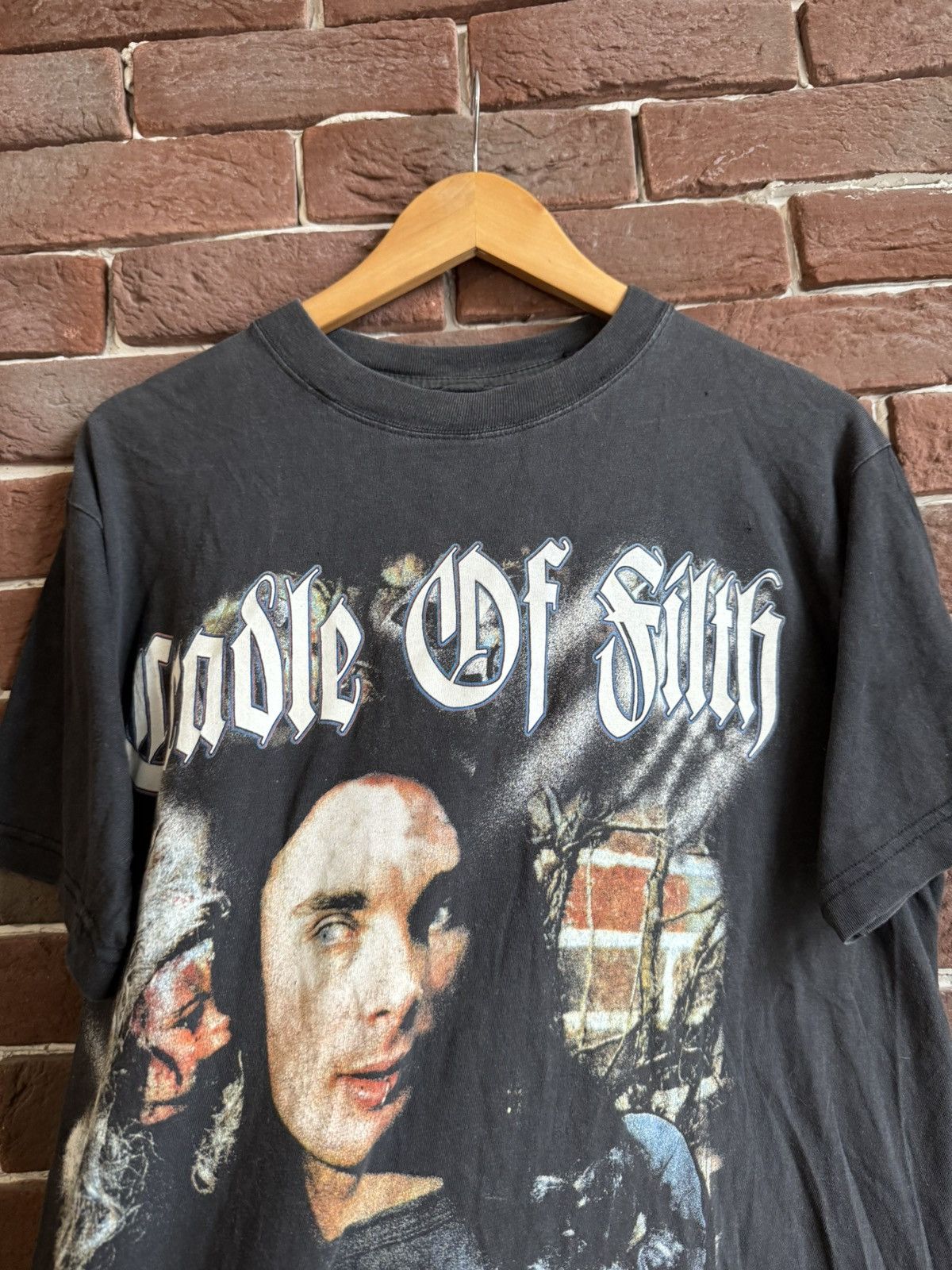 Band Tees Vintage 90s Cradle Of Filth Filth Dani Filth Metal Band Tee Size US L / EU 52-54 / 3 - 6 Thumbnail