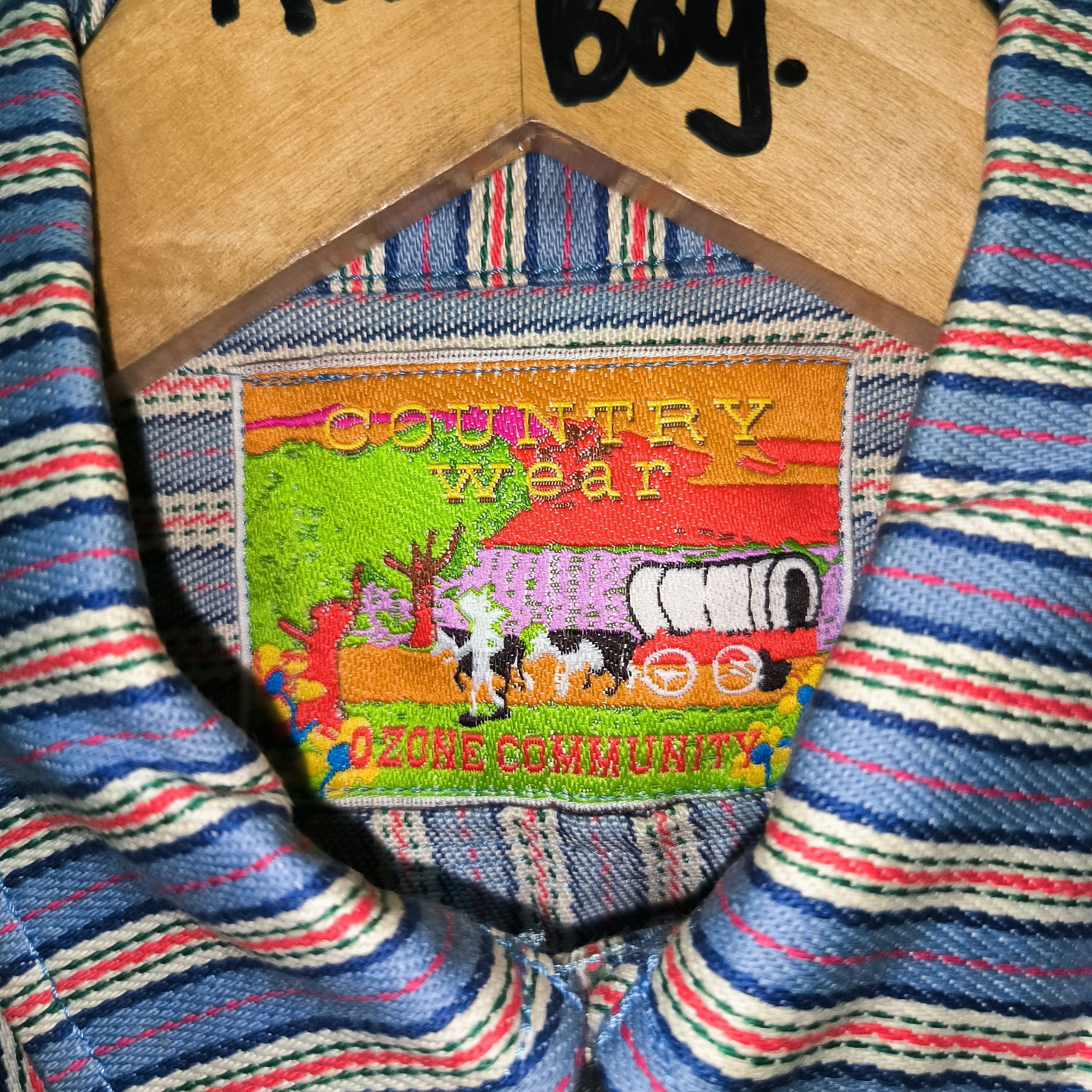 Beauty Beast × Hysteric Glamour Vintage Ozone Community Striped Denim Vest Size US S / EU 44-46 / 1 - 2 Thumbnail