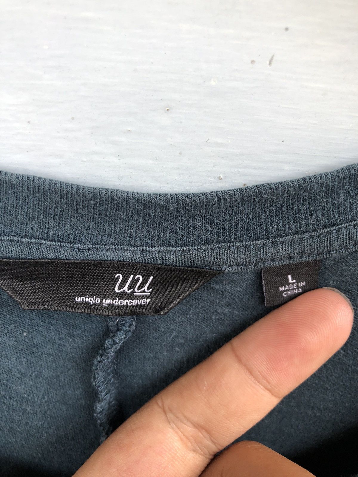 Japanese Brand × Undercover × Uniqlo Undercover Bones Big Logo Tees Size US L / EU 52-54 / 3 - 6 Thumbnail