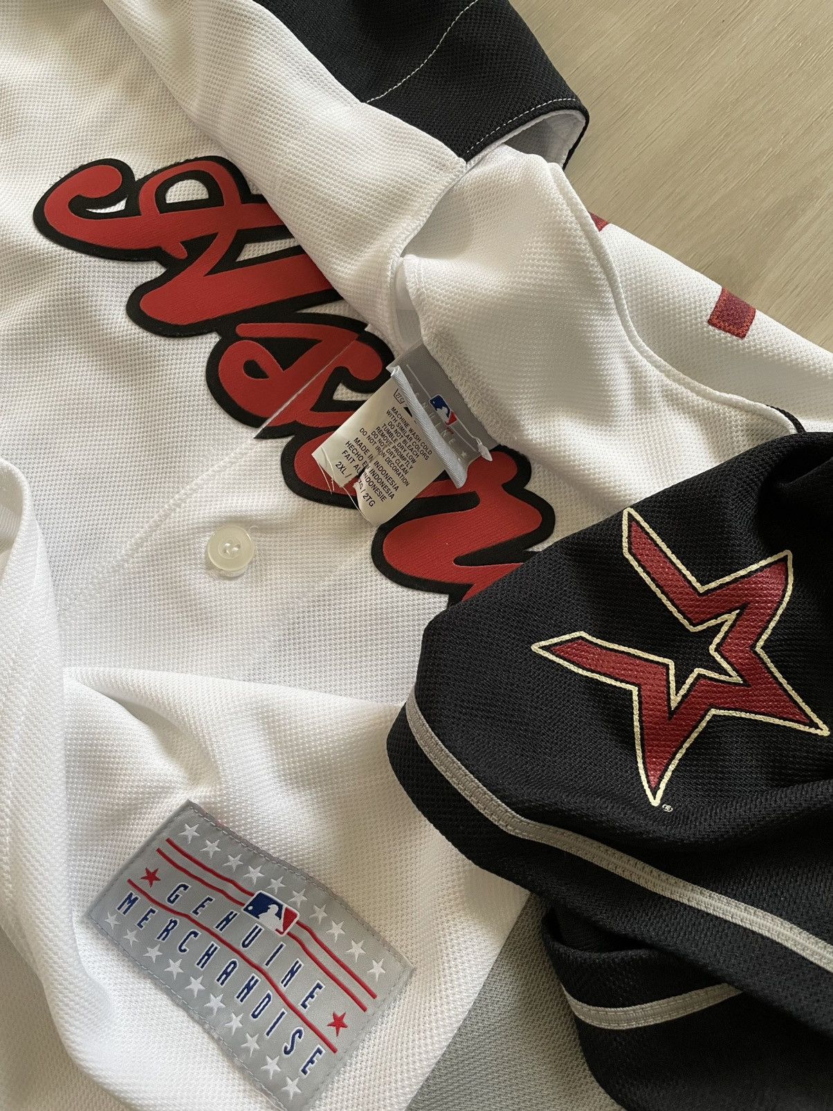 Vintage Vintage Houston Astros Carlos Lee Jersey Mens 2XL Size US XXL / EU 58 / 5 - 4 Thumbnail