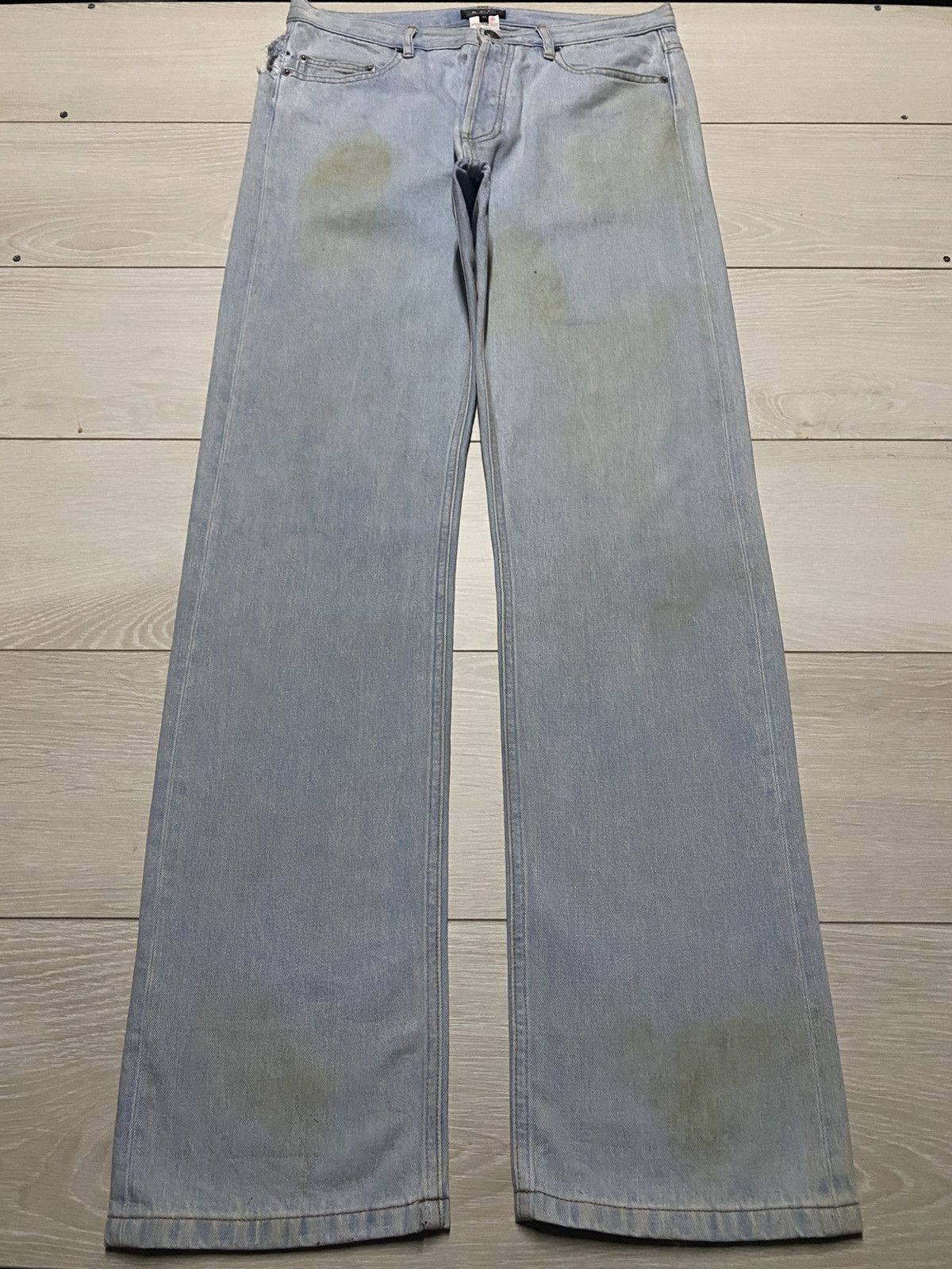 A.P.C. Vintage Apc Reu Madame Paris Light Wash Ripped Jeans Size US 32 / EU 48 - 1 Thumbnail