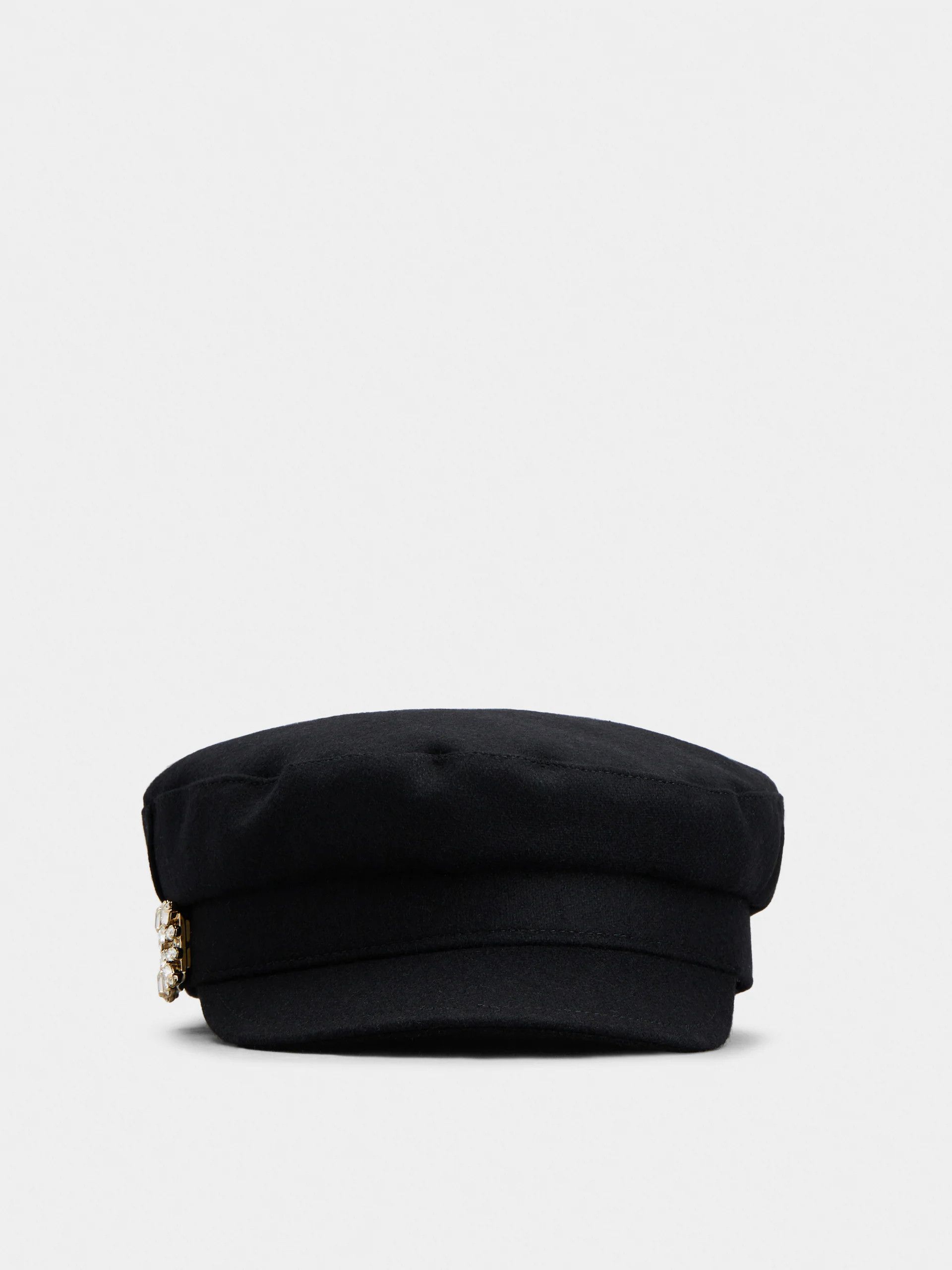 Roger Vivier o1s22i1n0824 Size: M / Broche Buckle Felt Sailor Hat Black Size ONE SIZE - 1 Thumbnail