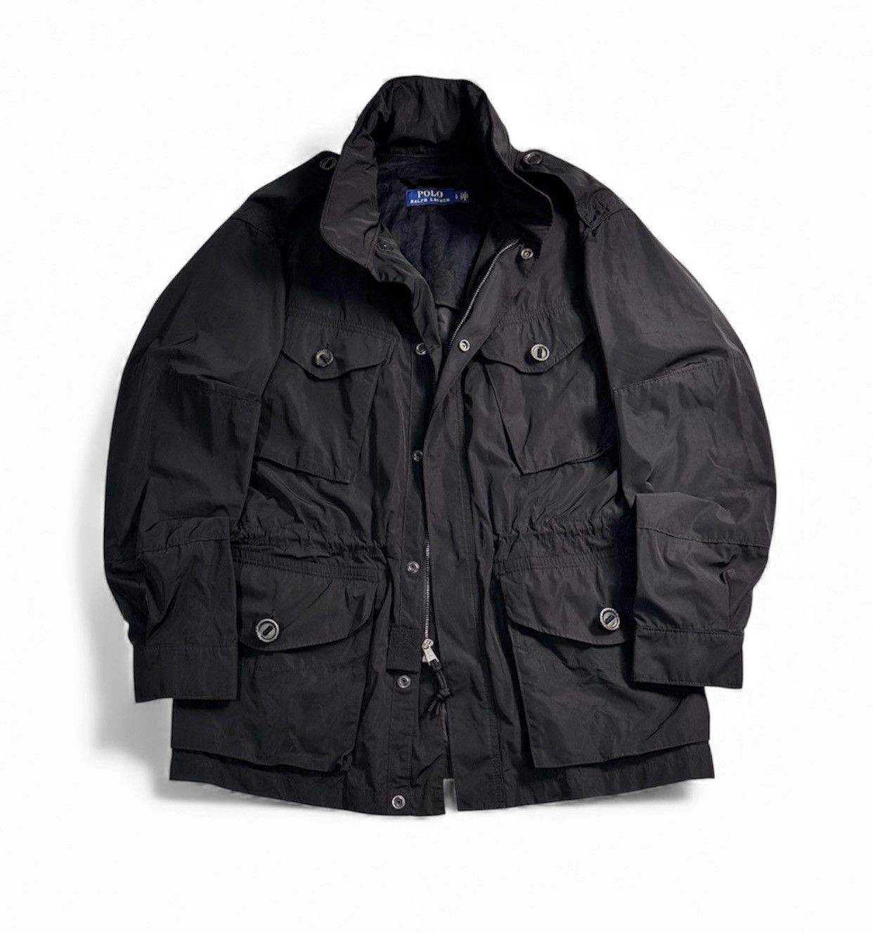 Polo Ralph Lauren Polo Ralph Lauren Black Poly Shell M-65 Field Jacket Size US XL / EU 56 / 4 - 1 Thumbnail