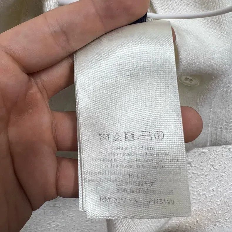 Louis Vuitton Louis Vuitton 2025fw latest white knitted short sleeve shi Size US L / EU 52-54 / 3 - 6 Thumbnail