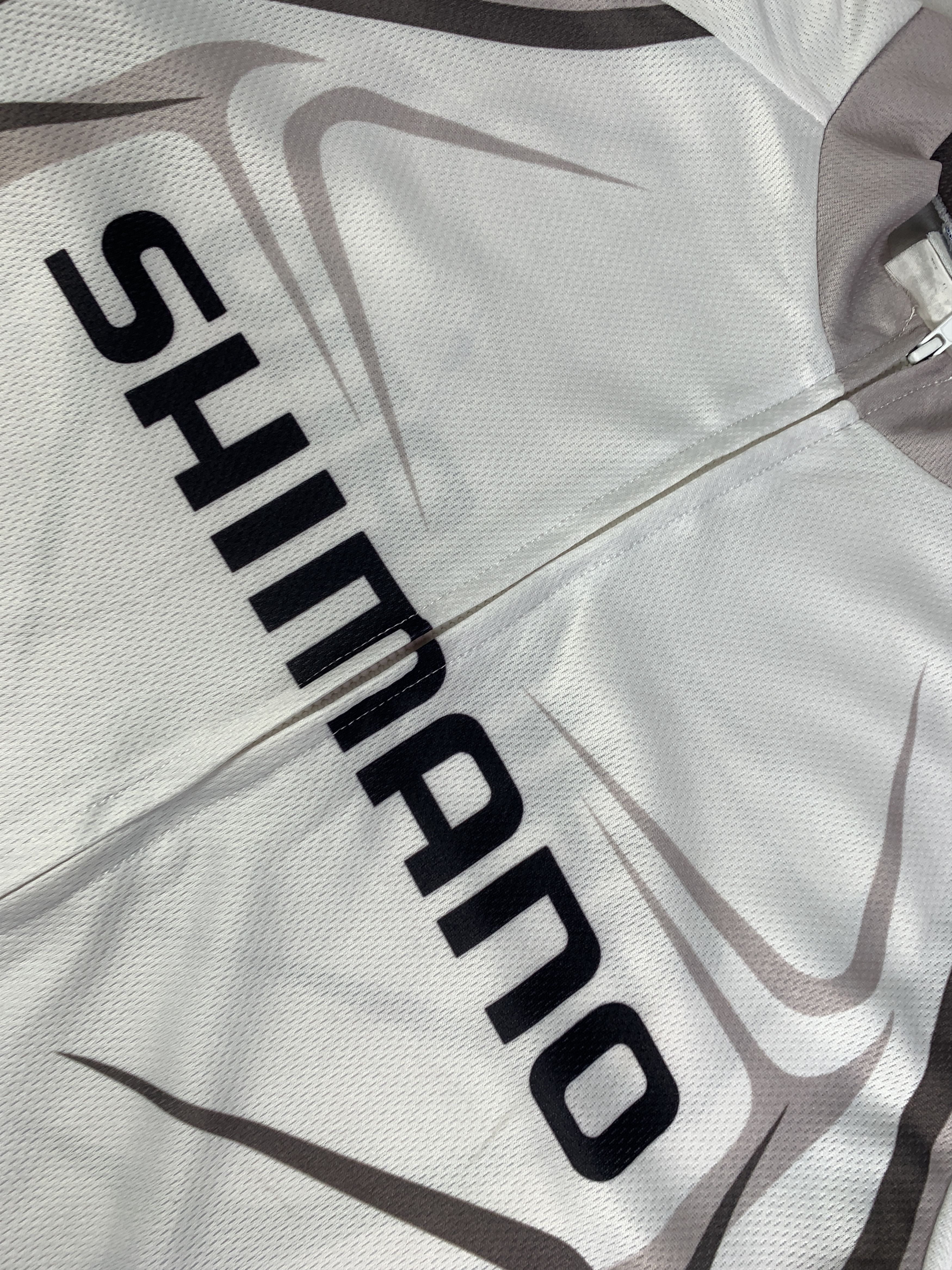Japanese Brand Shimano White Tribal Cyclist Jersey (M) Size US M / EU 48-50 / 2 - 2 Thumbnail