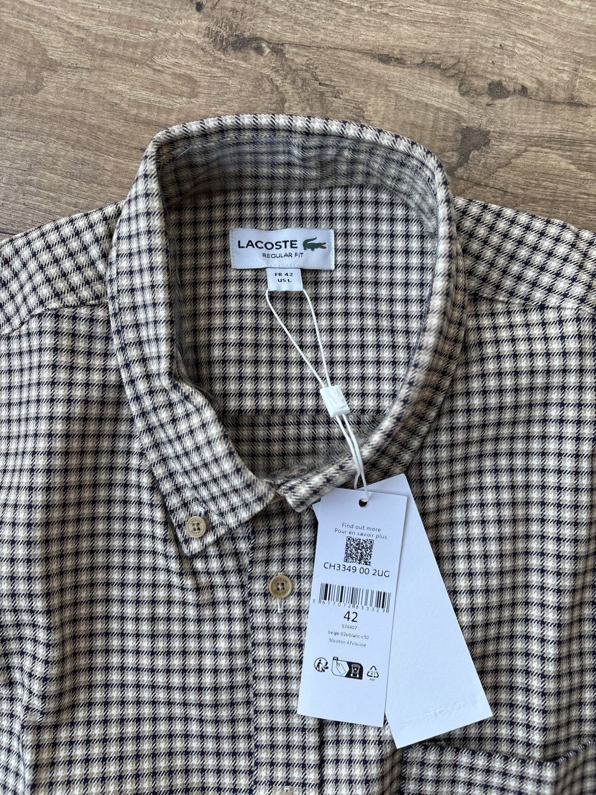Lacoste Shirt Lacoste CH3349 00 2UG Size US L / EU 52-54 / 3 - 3 Thumbnail