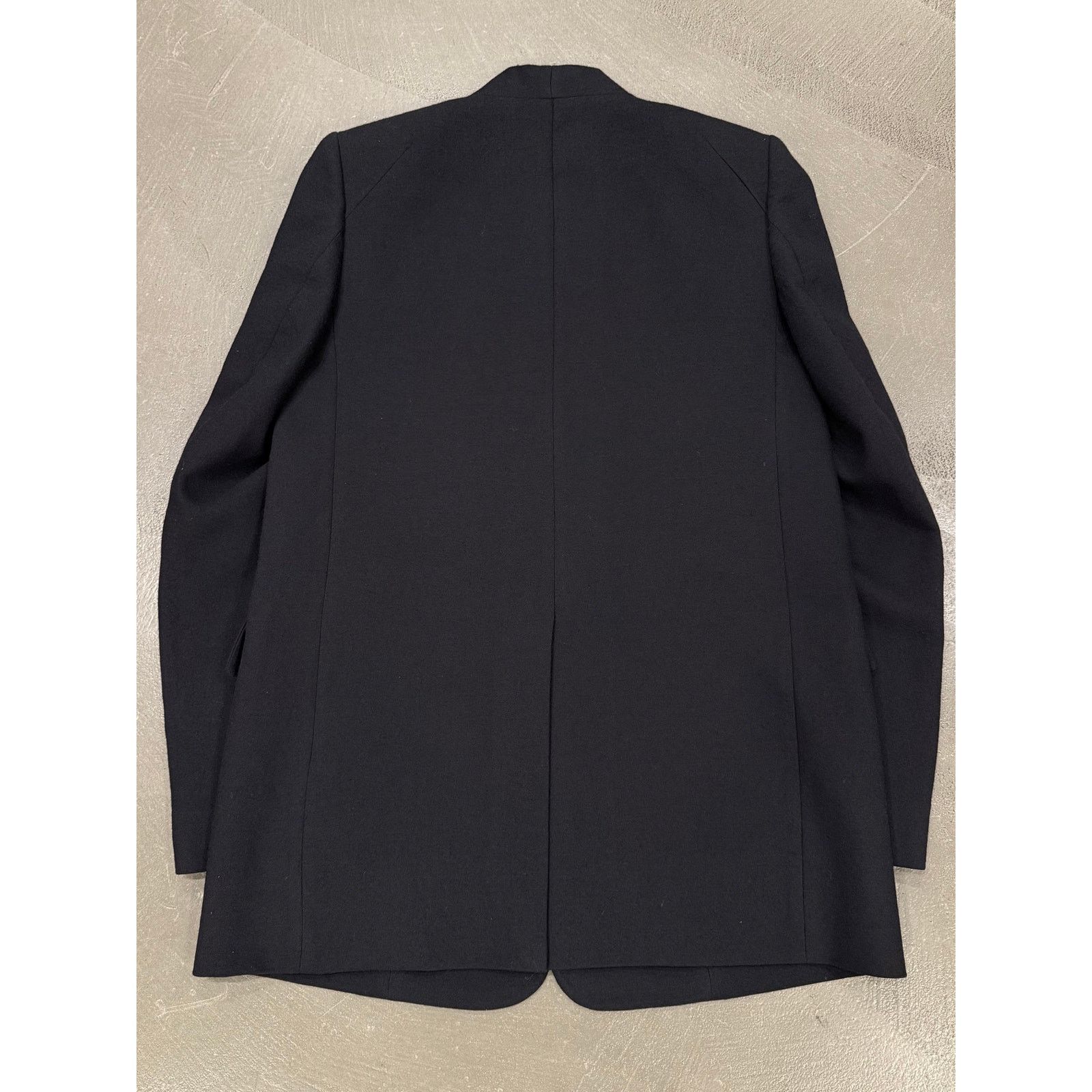 Ann Demeulemeester 2020s Ann Demeulemeester collarless blazer jacket Size XL / US 12-14 / IT 48-50 - 2 Thumbnail