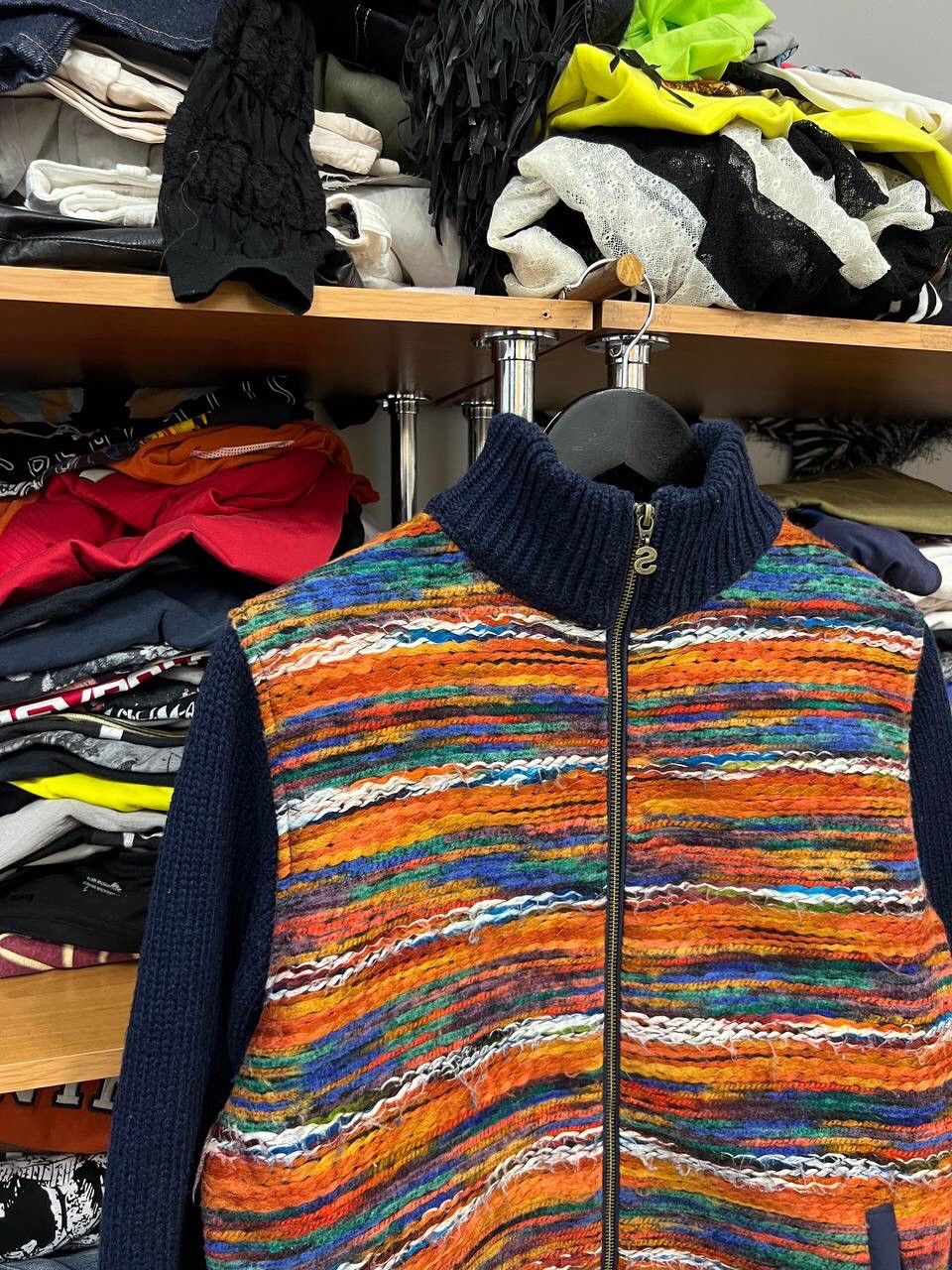 Desigual Desigual Y2K Knit Multicolour Archival Vintage sweater Size US L / EU 52-54 / 3 - 2 Thumbnail