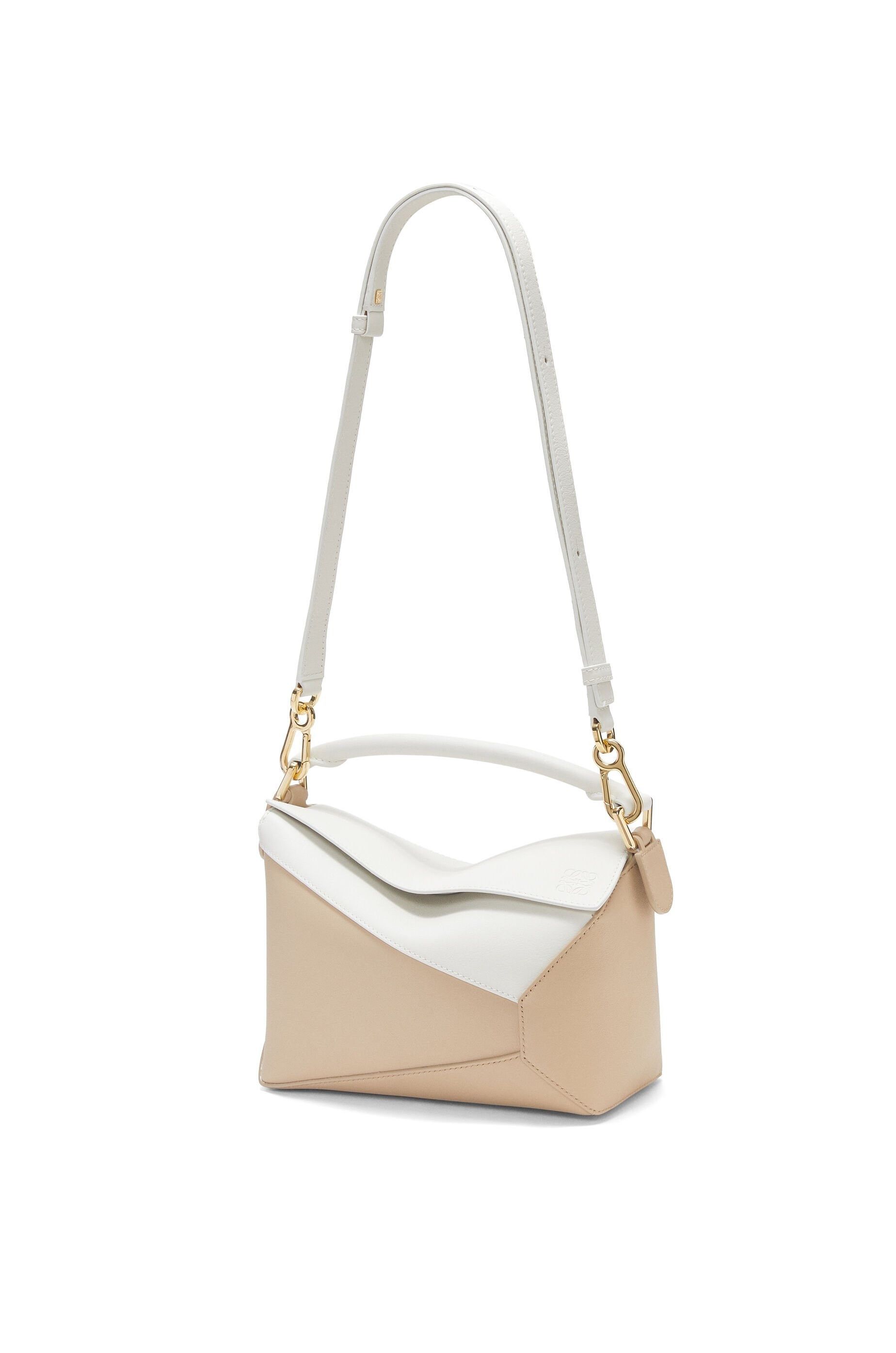 Loewe o1in1g0426 Size: OS / Small Puzzle Bag in Beige/White Size ONE SIZE - 7 Thumbnail