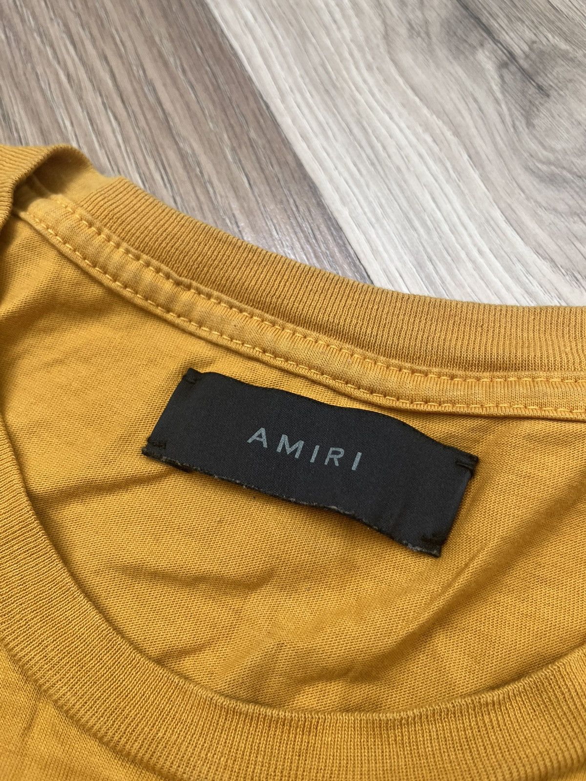 Amiri Y2K AMIRI T SHIRT DOUBLE LOGO DRILL Size US XL / EU 56 / 4 - 11 Thumbnail