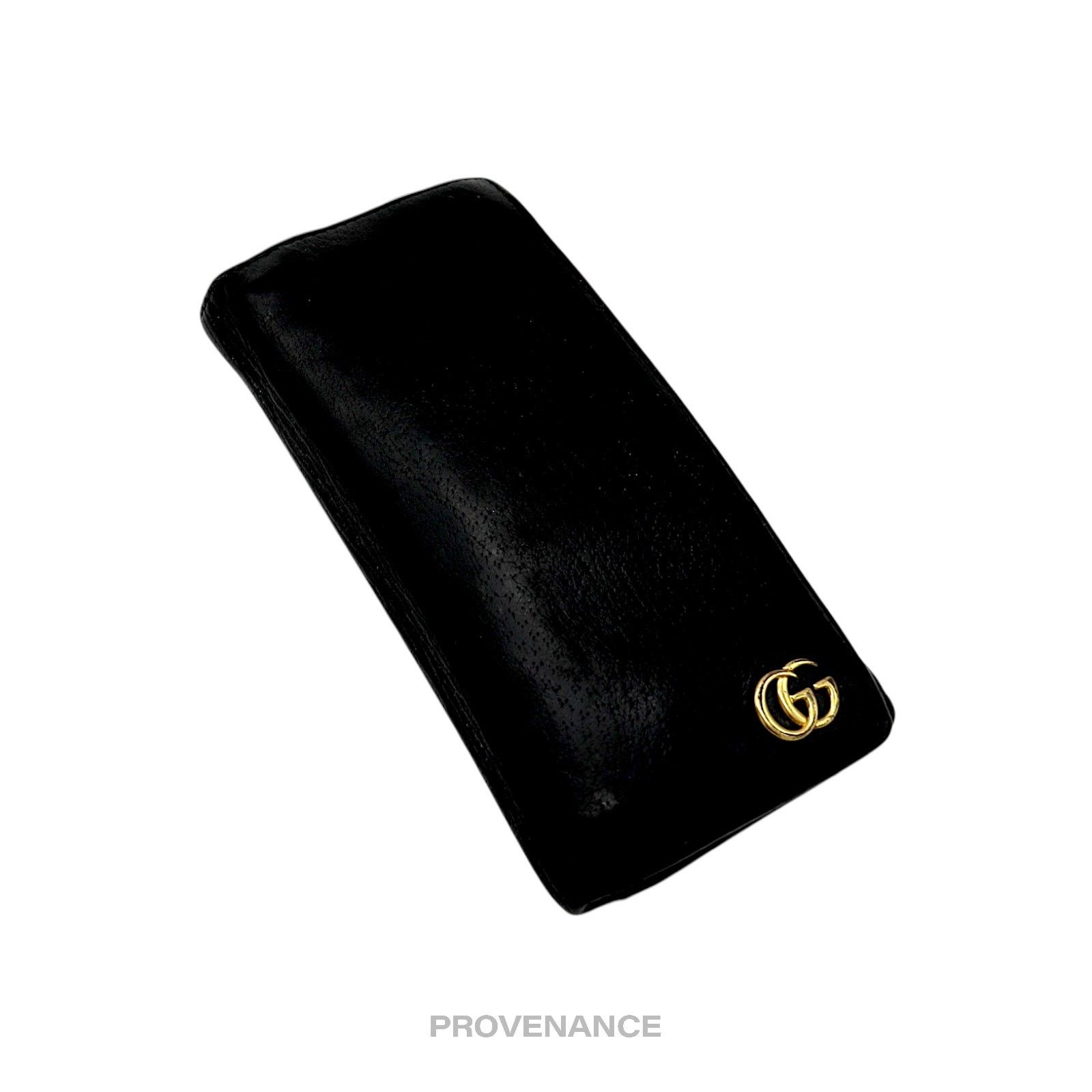 Gucci 🔴 Gucci GG Marmont Long Wallet - Black Leather Size ONE SIZE - 3 Thumbnail