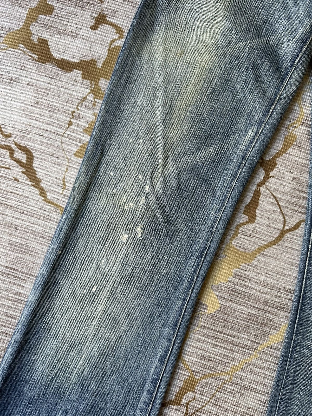 Joe's FLARE Joe’s Distressed Faded Blue Boot Jeans Size 28" / US 6 / IT 42 - 10 Thumbnail