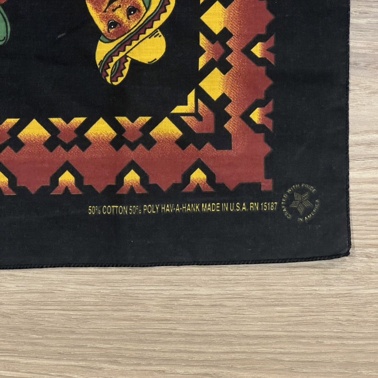 Other Vintage Pepper Bandana Hav-A-Hank Made in USA 21x21 Size ONE SIZE - 2 Thumbnail