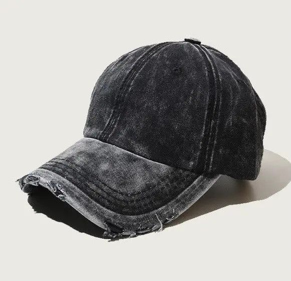Japanese Brand Kawase x Miyu Utility grunge tie dye distressed ripped cap Size ONE SIZE - 1 Thumbnail