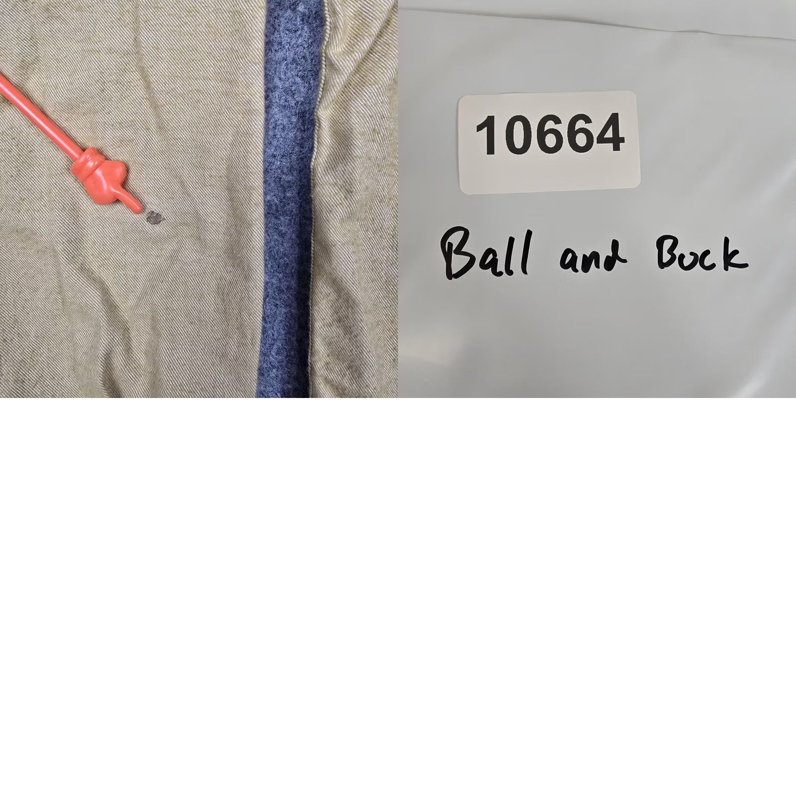 Vintage Ball And Buck Shirt Mens Medium Beige Solid Cotton Long Sleeve Button Up Hunting Size US M / EU 48-50 / 2 - 8 Thumbnail