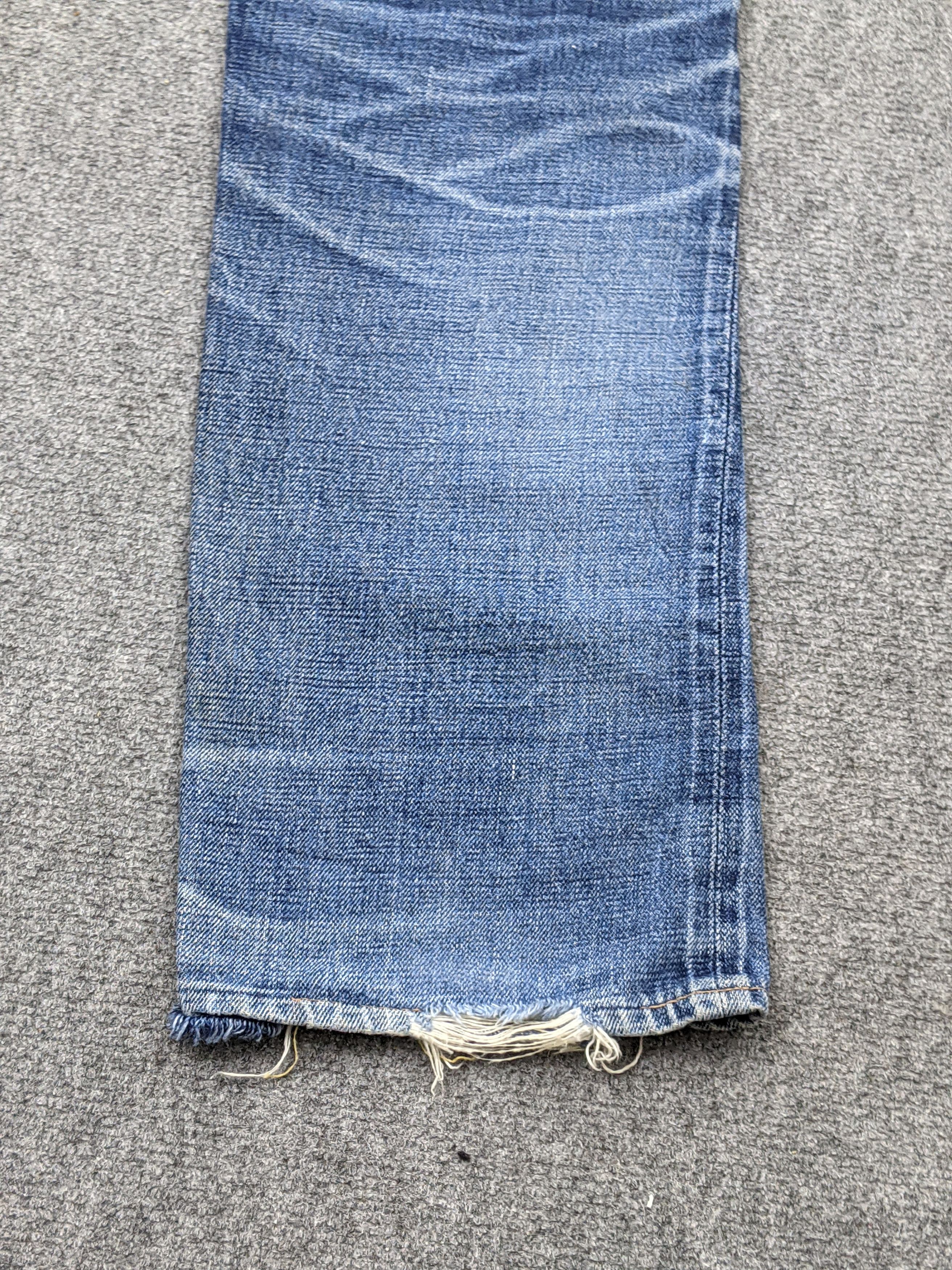 Denime × Japanese Brand × Vintage Vintage Denime Selvedge Faded Blue Jeans DJ0017Z Size US 27 - 14 Thumbnail