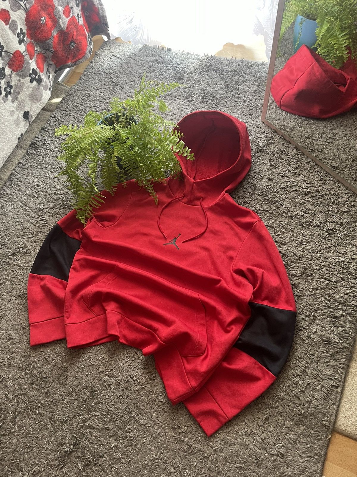 Jordan Brand × Vintage Jordan Hoodie Streetwear Vintage Logo Rare Nike Size US M / EU 48-50 / 2 - 4 Thumbnail