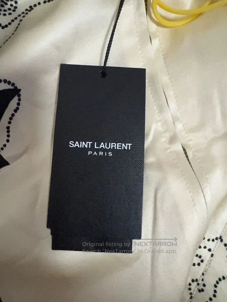 Saint Laurent Paris YSL SS22 Silk Floral Print Jacket. Size US M / EU 48-50 / 2 - 5 Thumbnail
