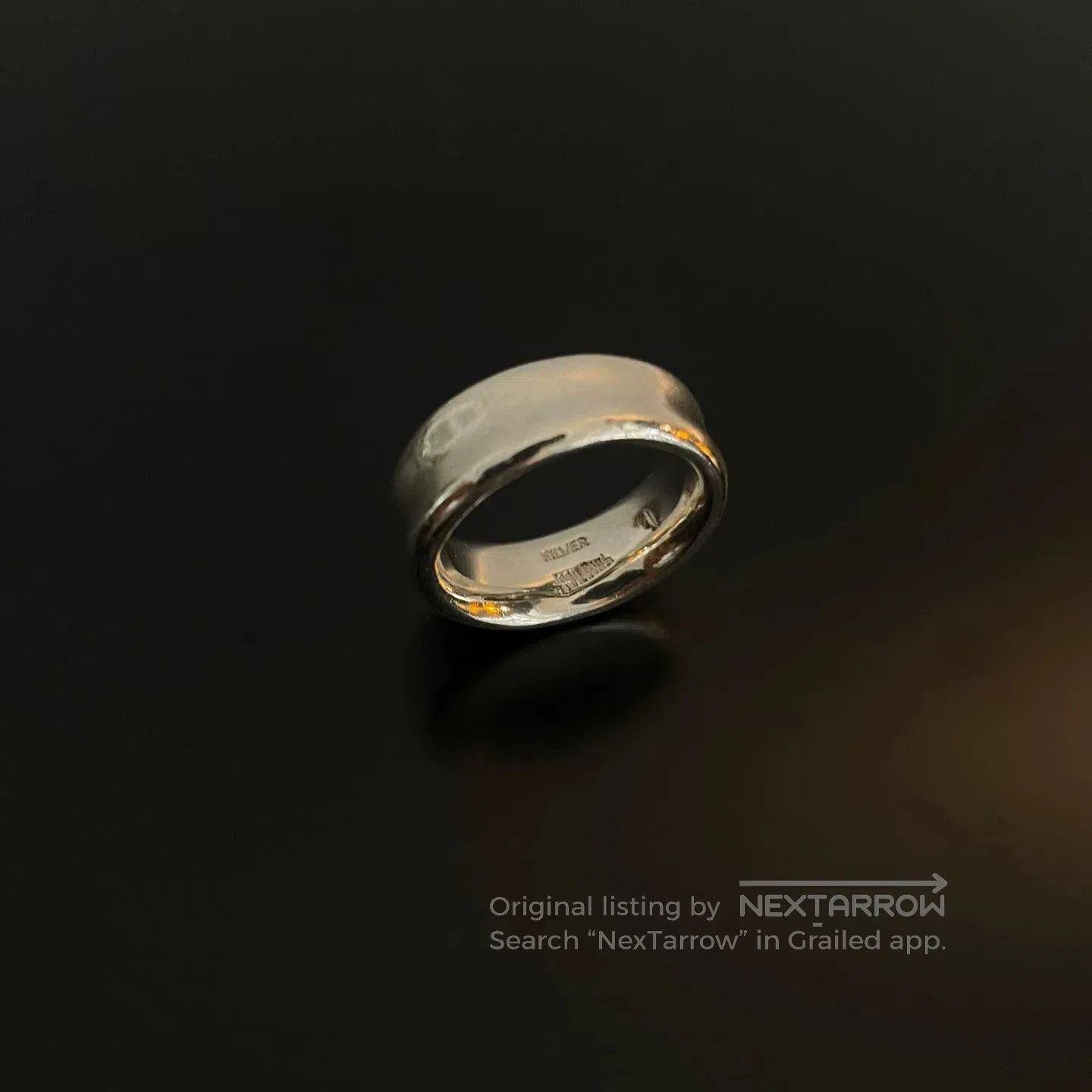 Jean Paul Gaultier Jean Paul Gaultier Minimalist Silver Ring. Size ONE SIZE - 1 Thumbnail