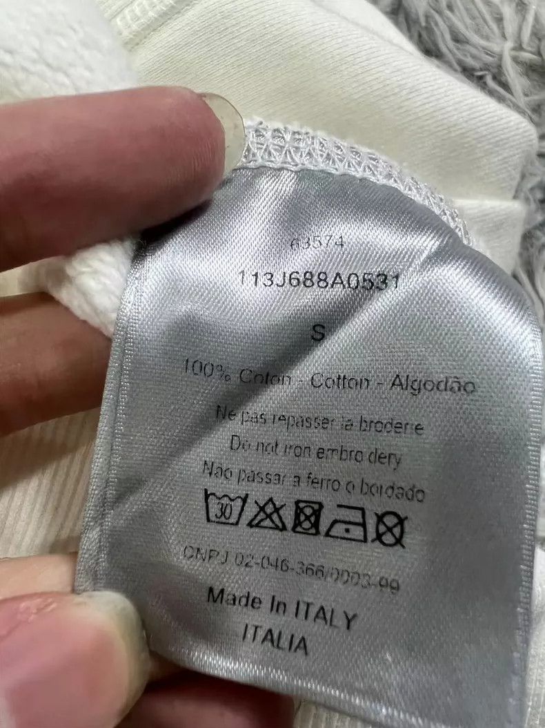 Dior Dior Letter embroidery loose hooded long-sleeved sweatshir Size US S / EU 44-46 / 1 - 5 Thumbnail